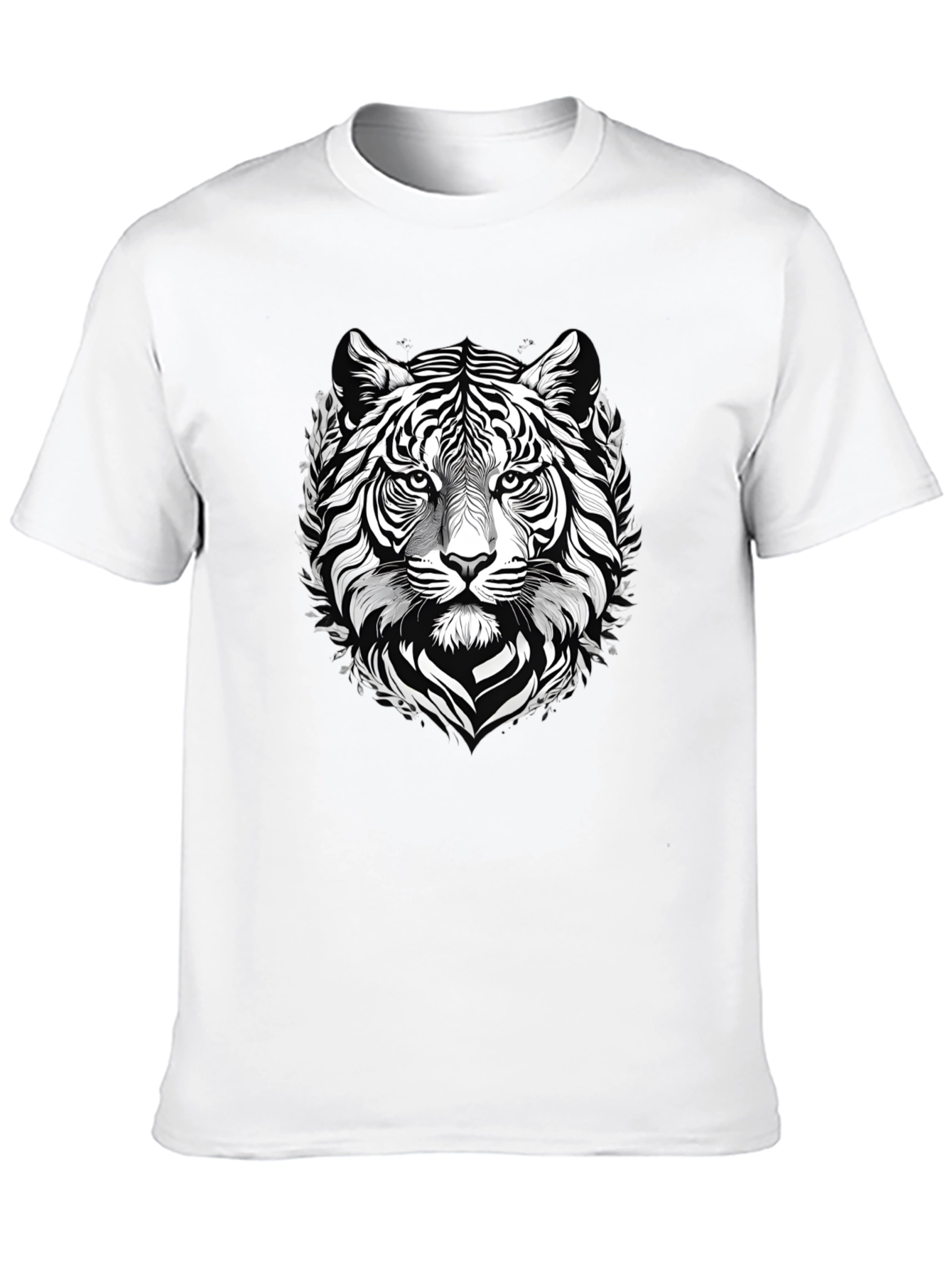 Tiger Graphic Tee - Stylish Black T-Shirt