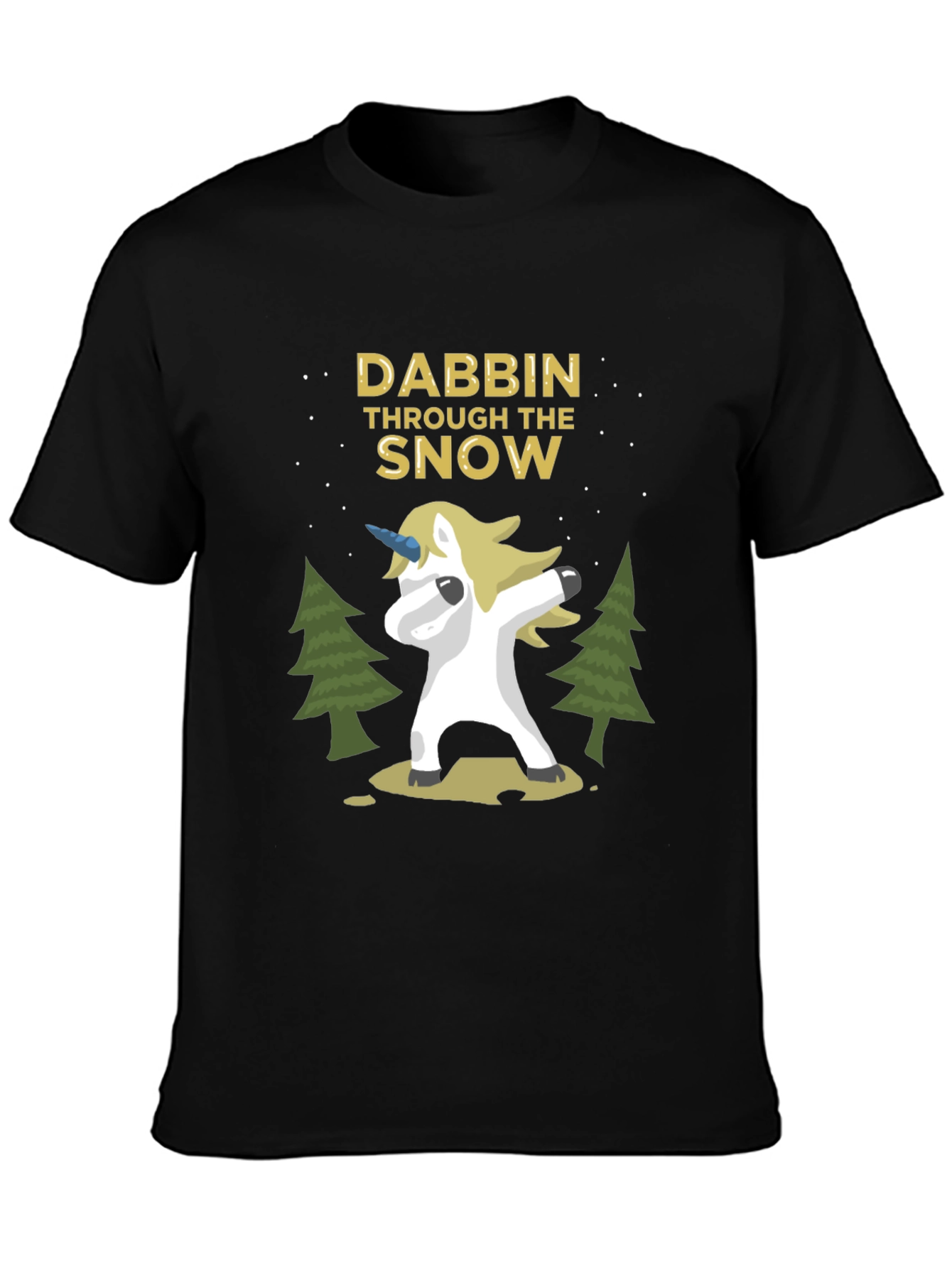Dabbing Unicorn T-Shirt - Holiday Fun