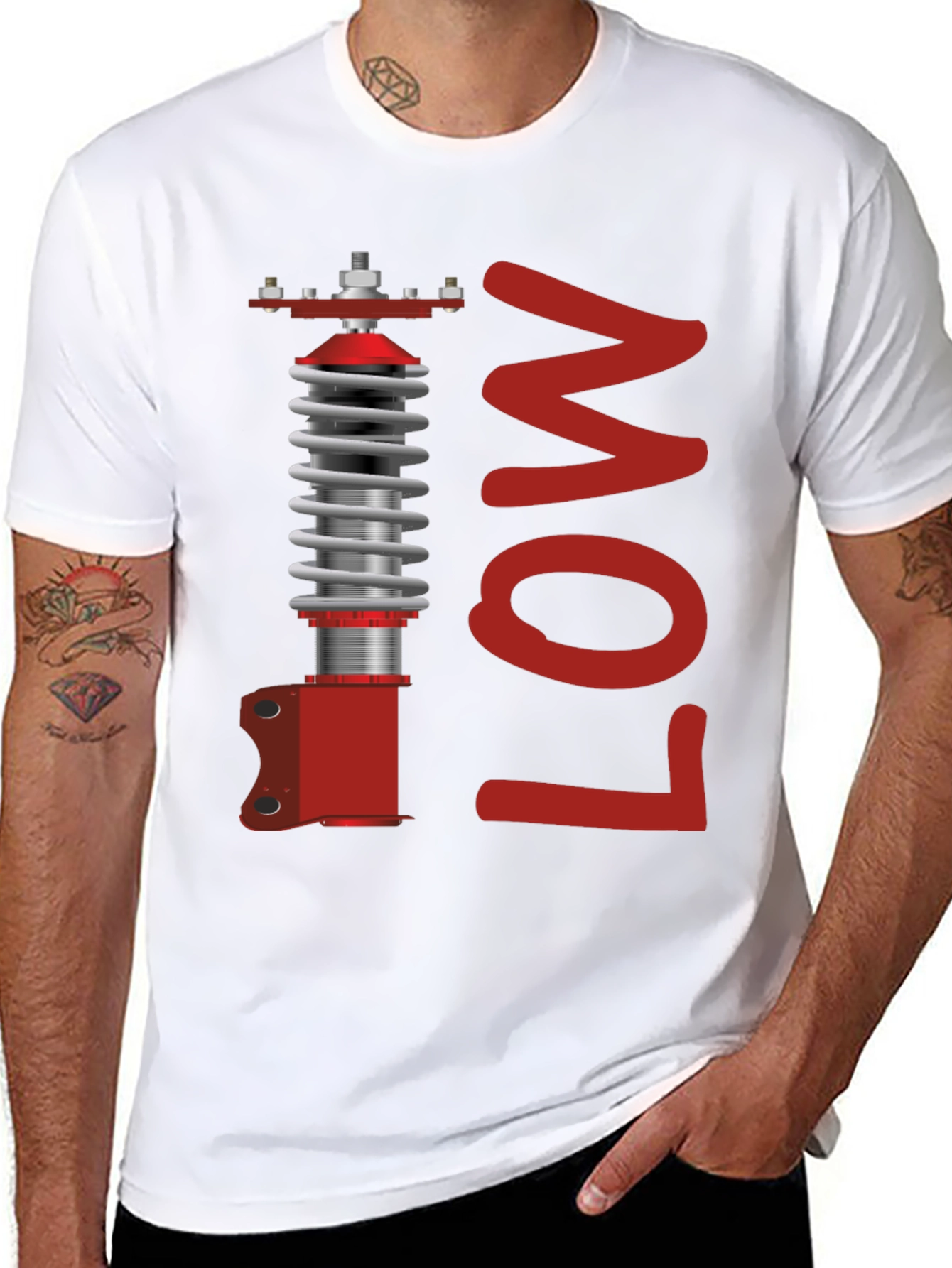 LOW Suspension T-Shirt - Automotive Enthusiast Apparel