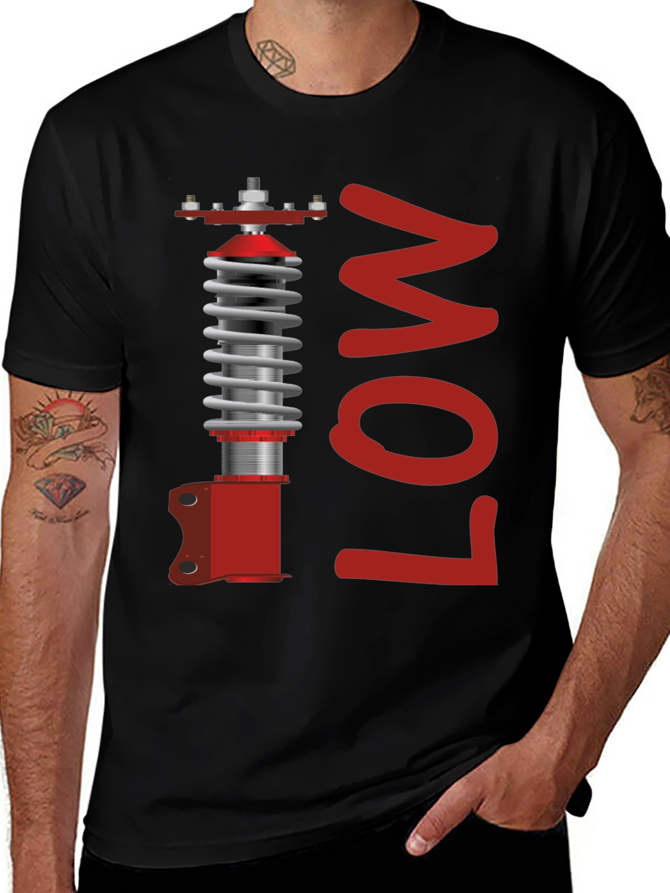 LOW Suspension T-Shirt - Automotive Enthusiast Apparel