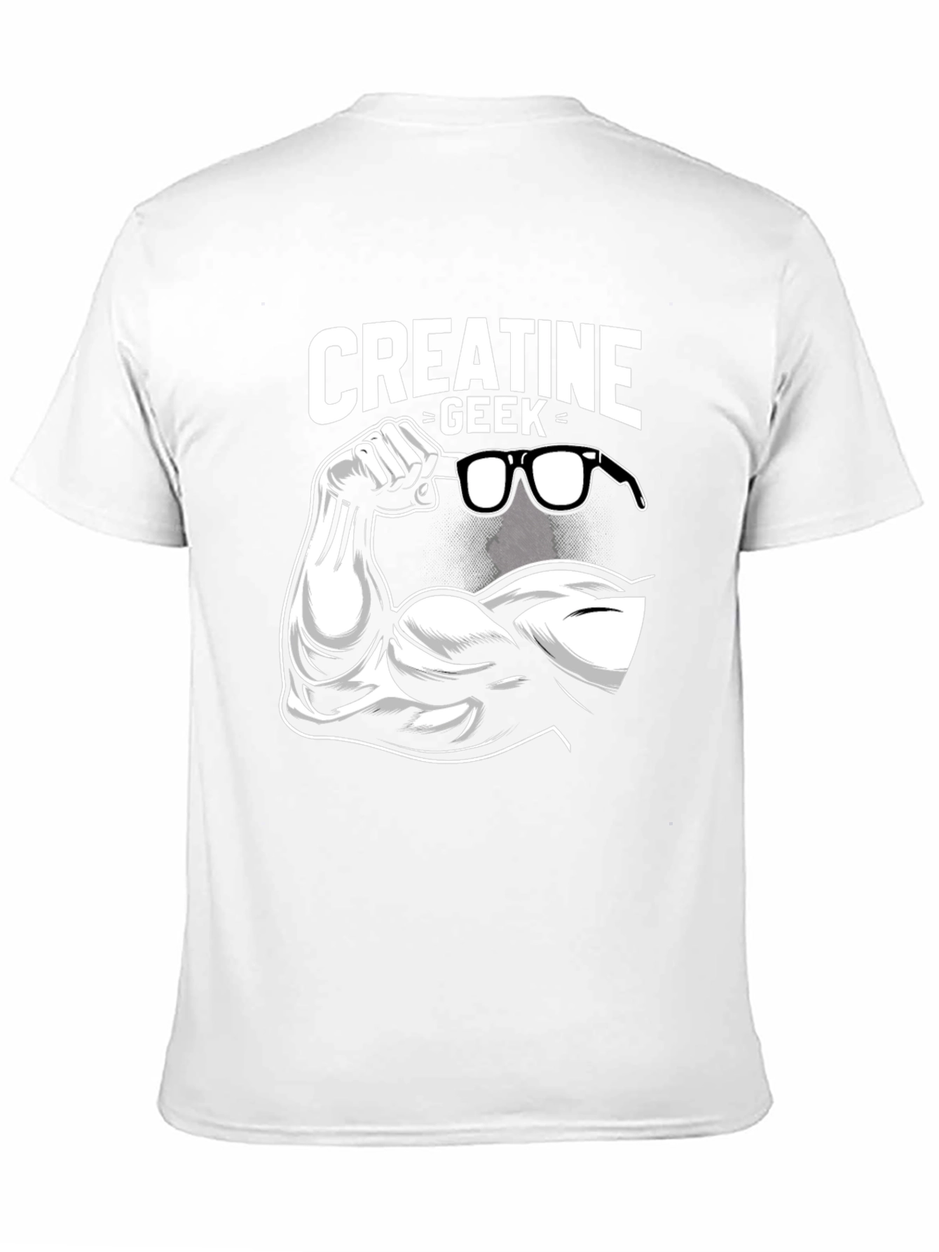 Creatine Geek Graphic T-Shirt - Black