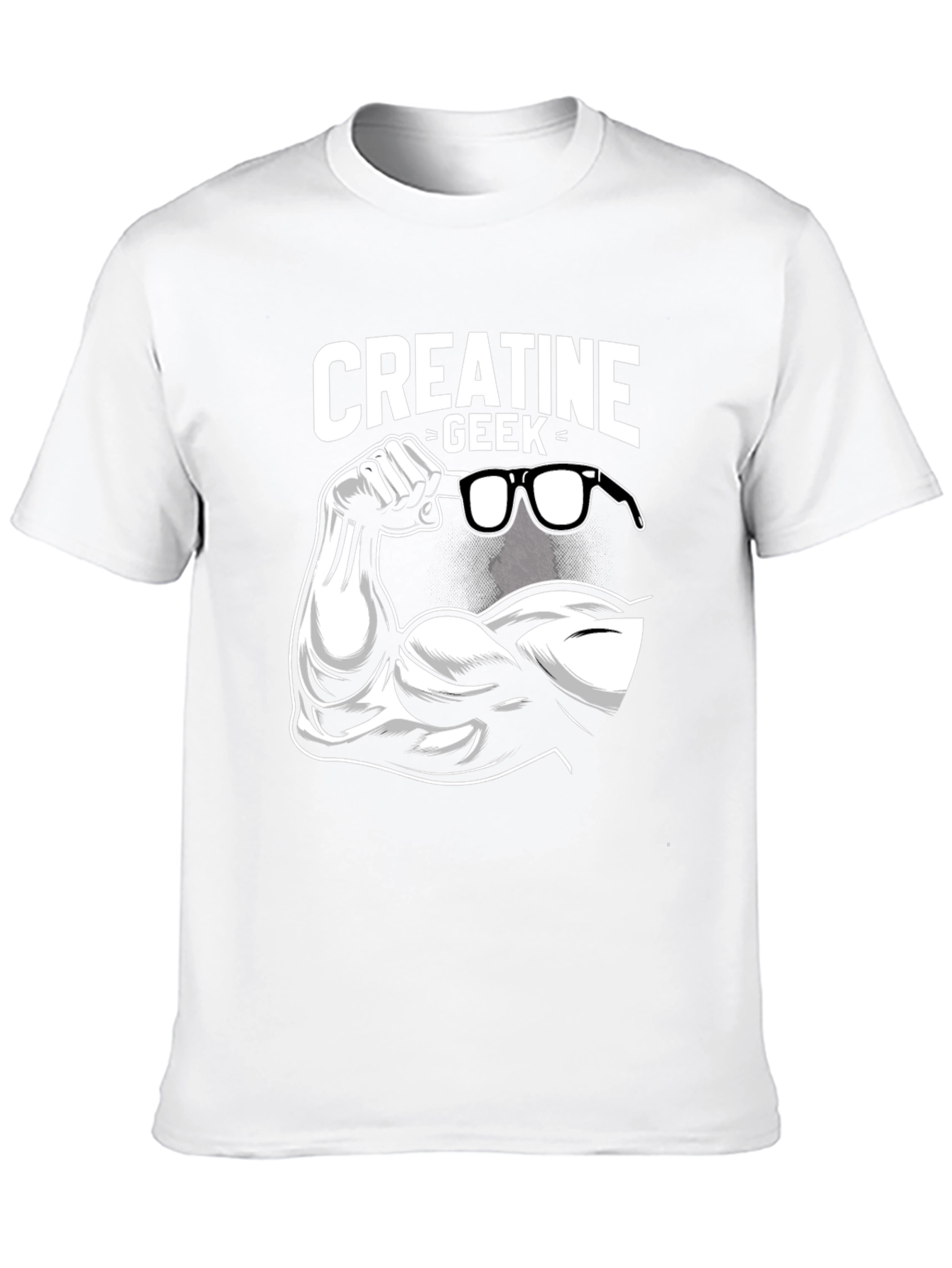 Creatine Geek Graphic T-Shirt - Black