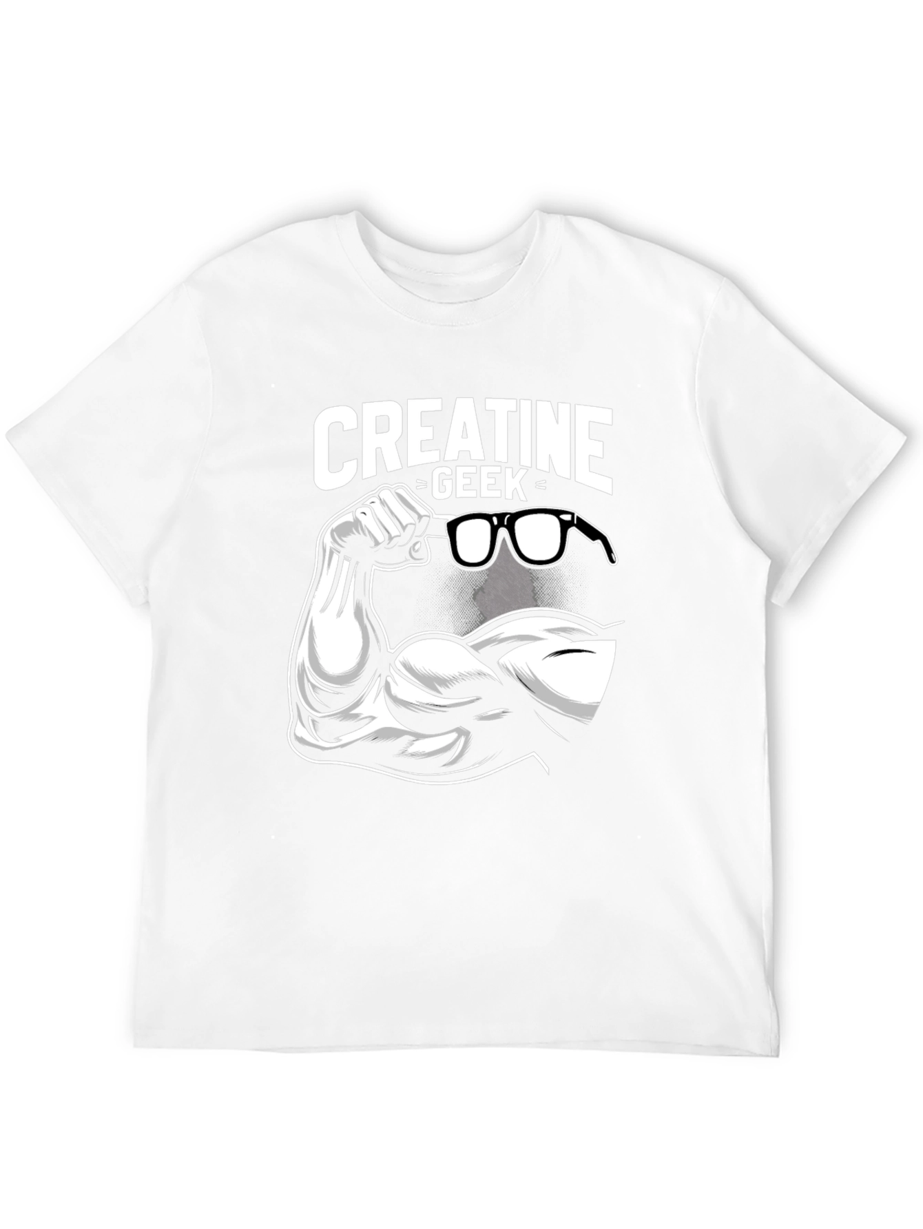 Creatine Geek Graphic T-Shirt - Black