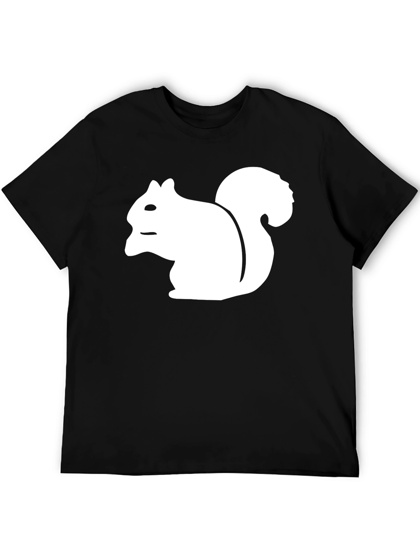 Squirrel Graphic Black T-Shirt