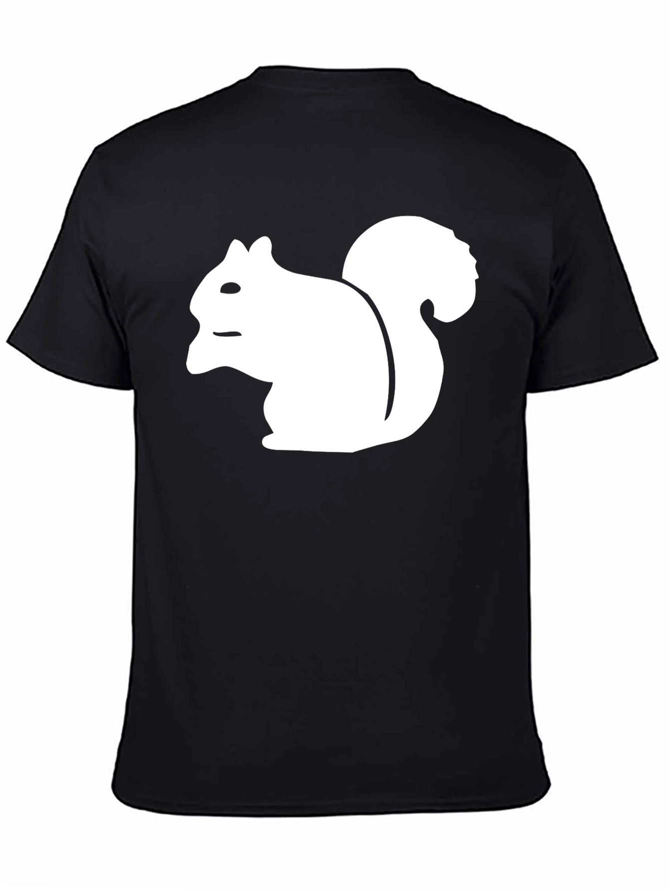 Squirrel Graphic Black T-Shirt