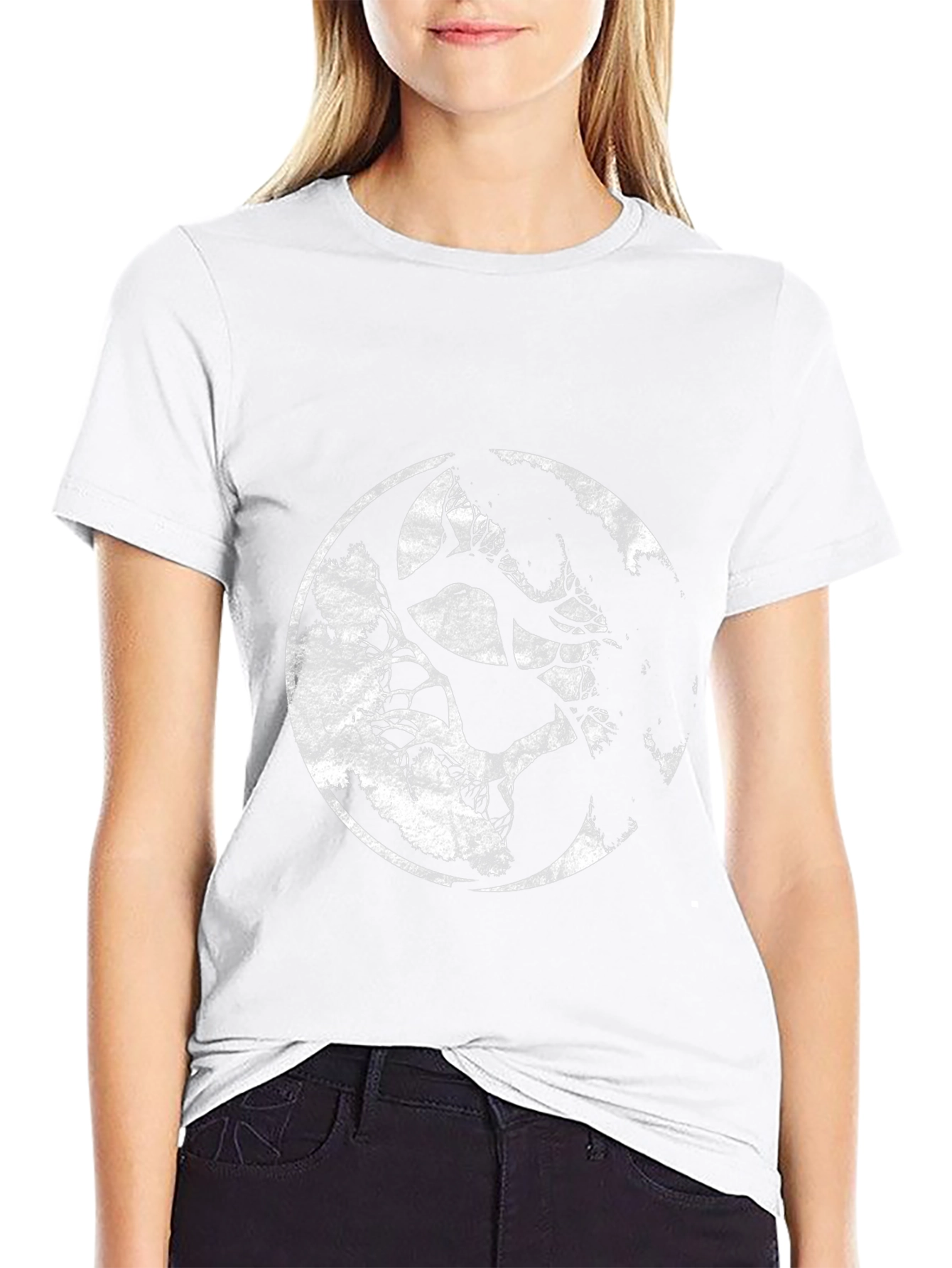 Yin Yang Tree Graphic Tee - Stylish Comfort