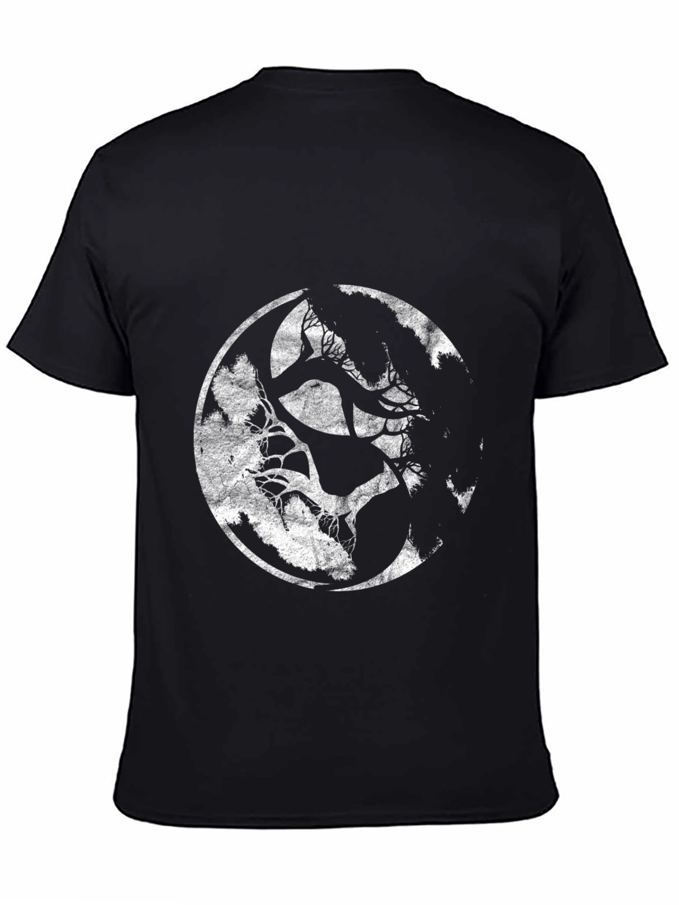 Yin Yang Tree Graphic Tee - Stylish Comfort
