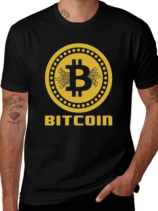 Bitcoin Graphic Tee - Black Crypto T-Shirt