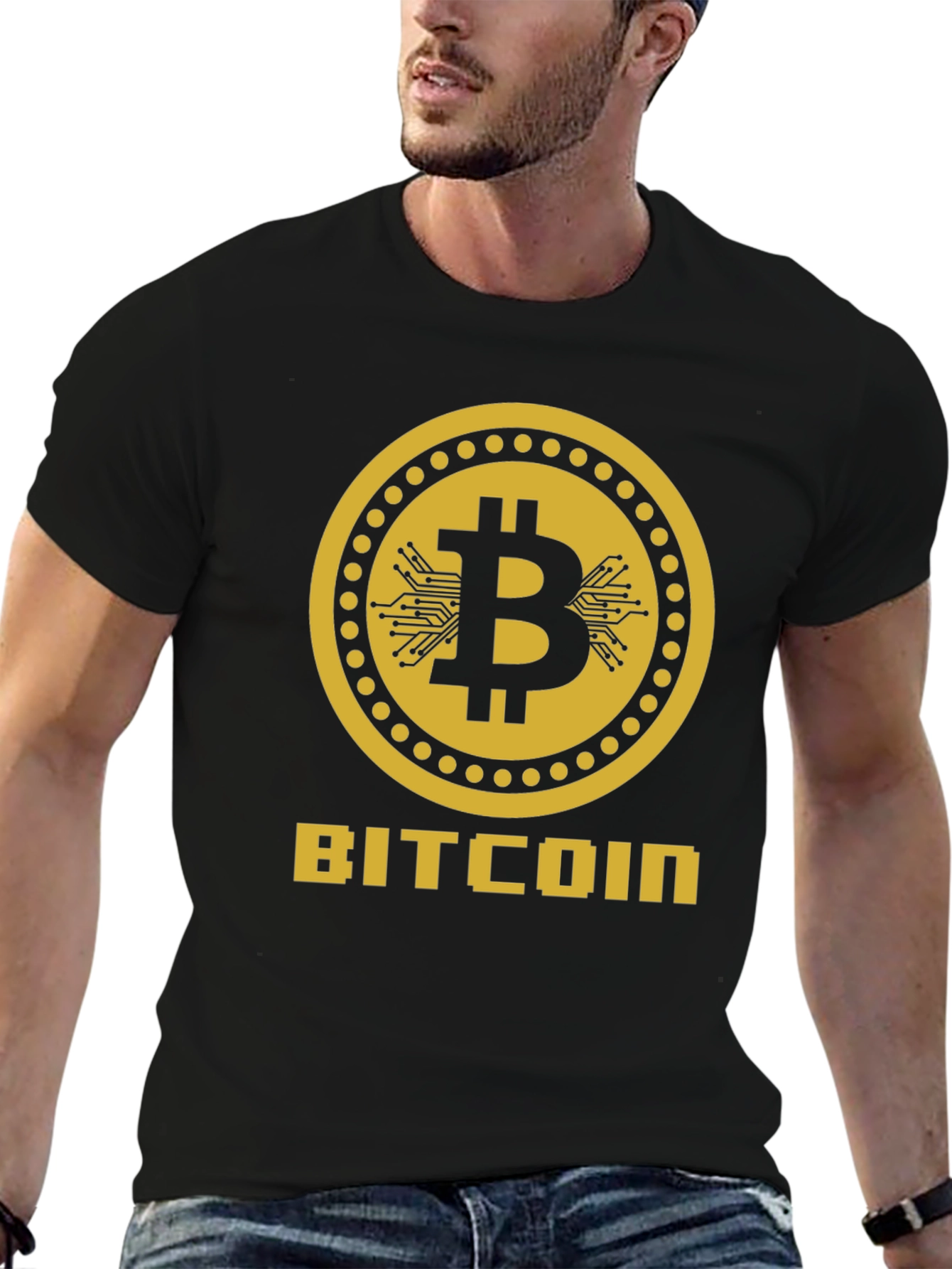 Bitcoin Graphic Tee - Black Crypto T-Shirt