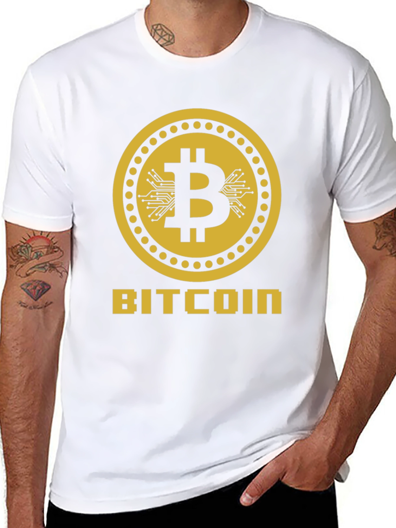 Bitcoin Graphic Tee - Black Crypto T-Shirt