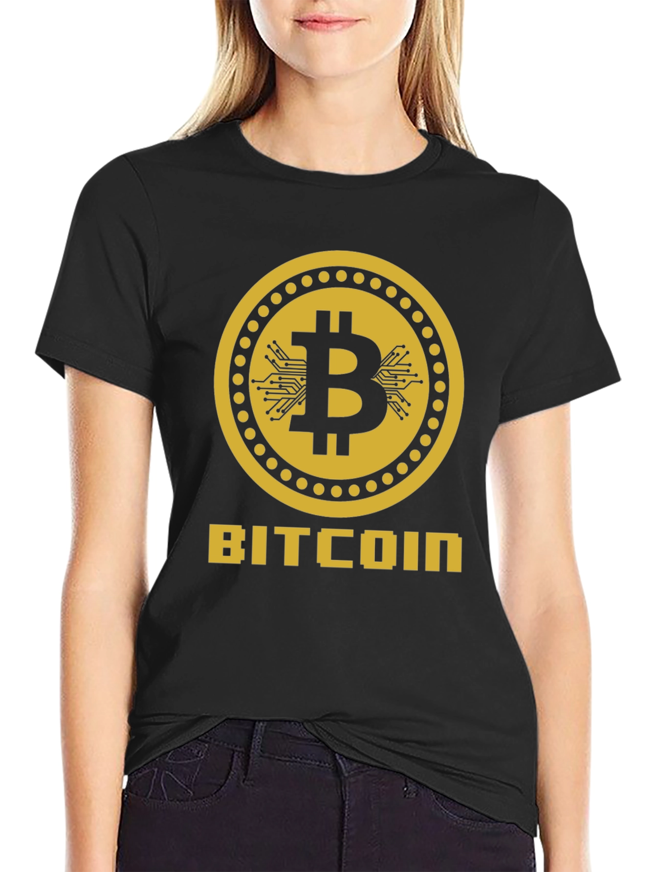 Bitcoin Graphic Tee - Black Crypto T-Shirt
