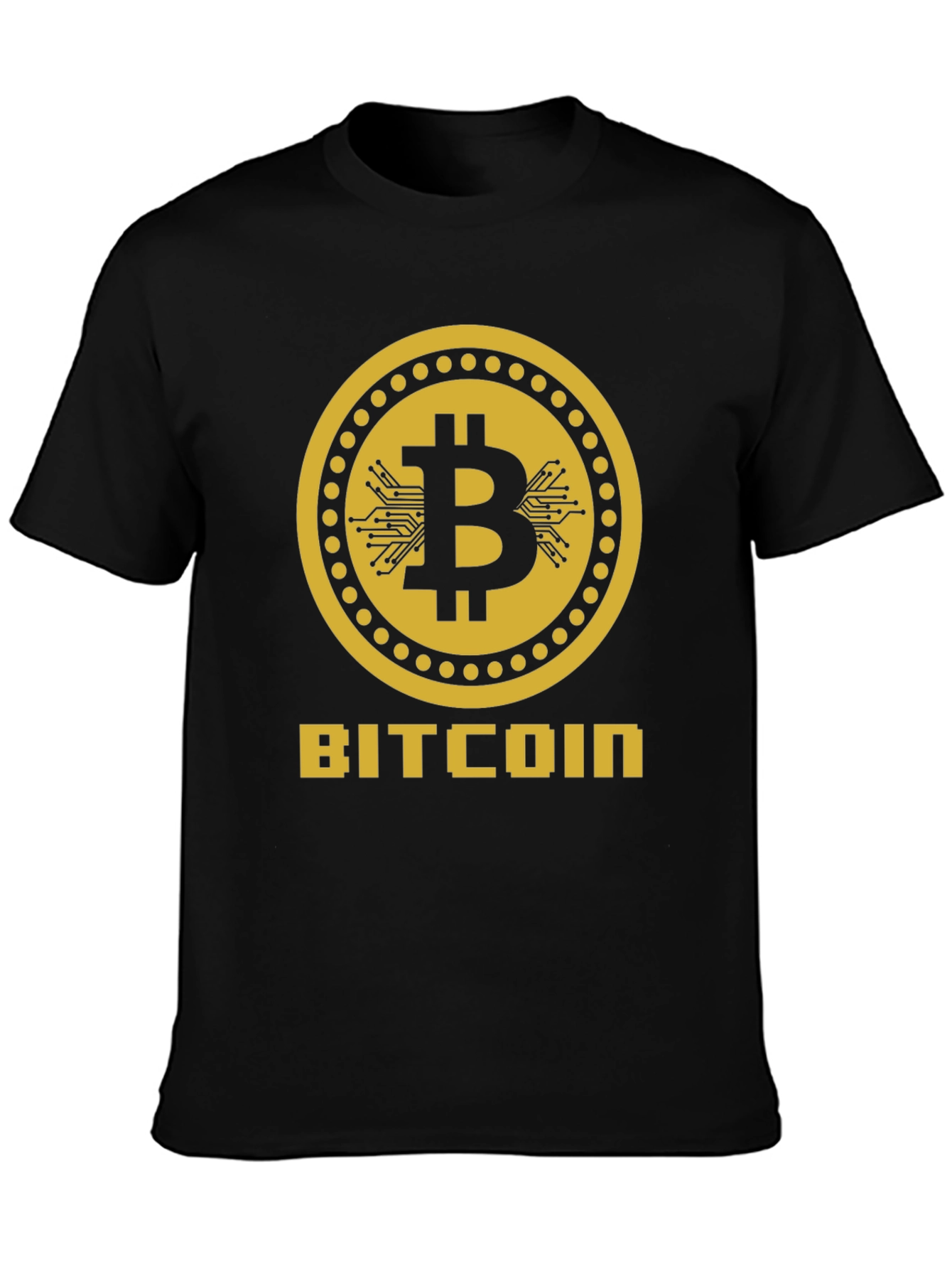Bitcoin Graphic Tee - Black Crypto T-Shirt