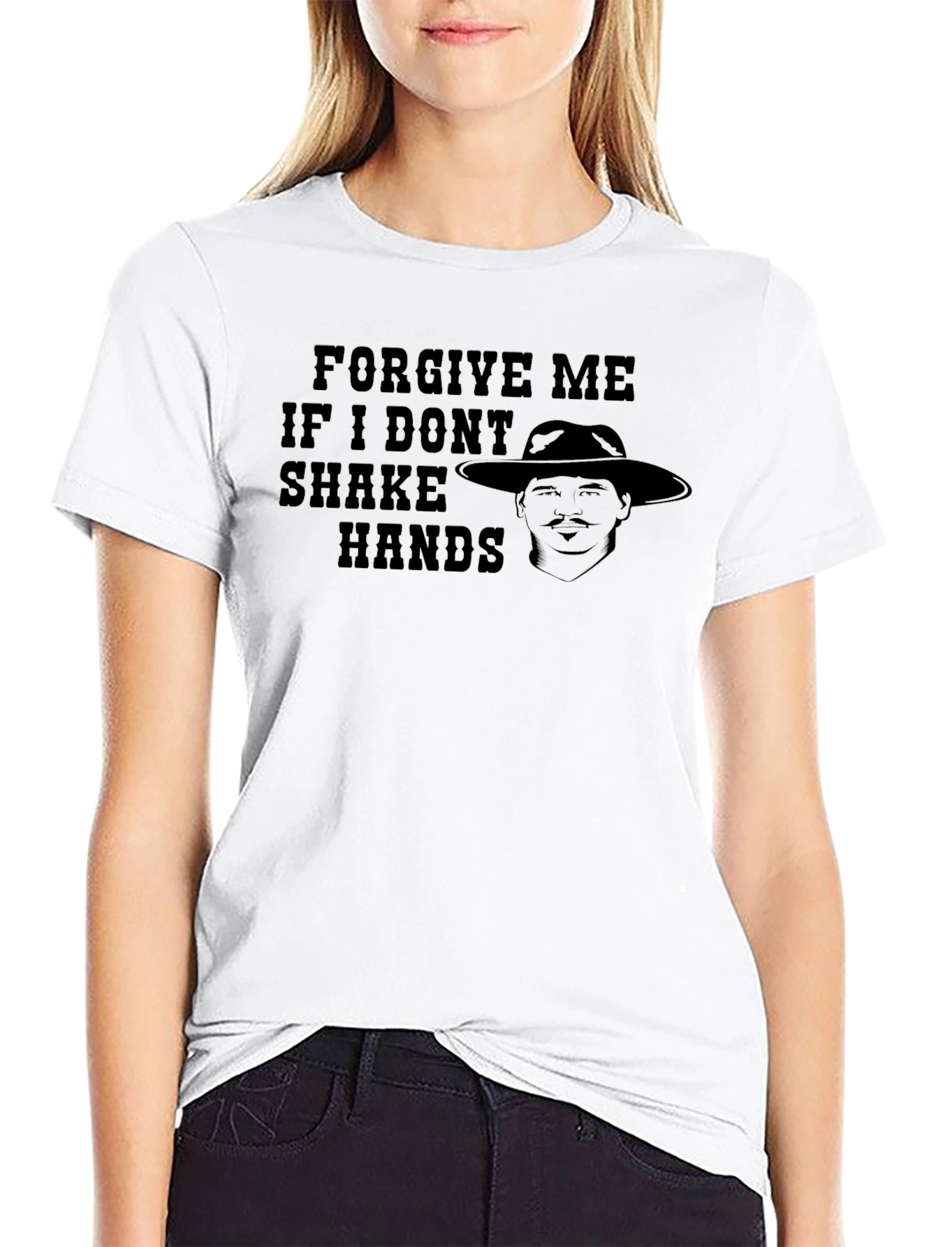 Forgive Me If I Dont Shake Hands T-Shirt