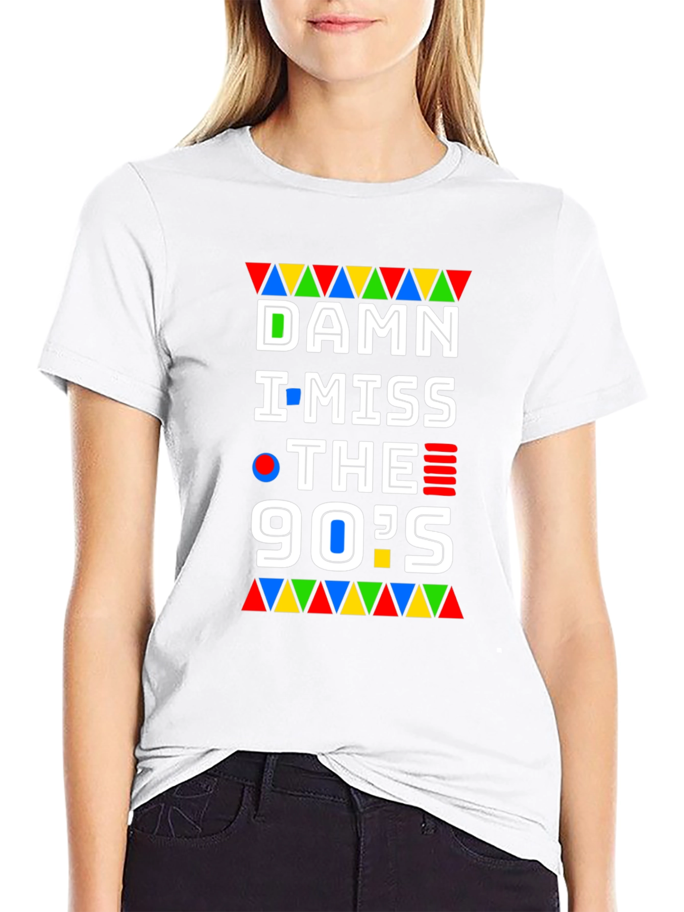 Damn I Miss The 90s Black Graphic T-Shirt