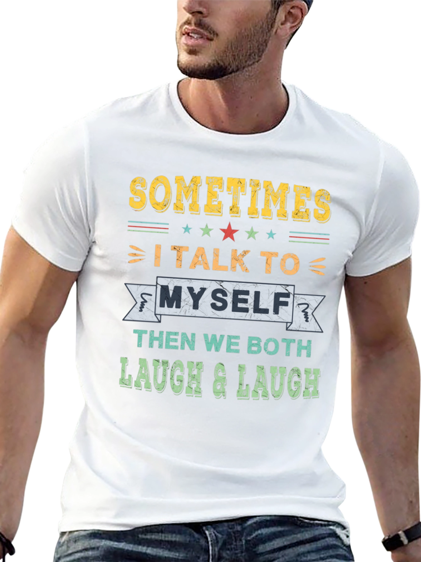 Funny I Talk to Myself Graphic T-Shirt