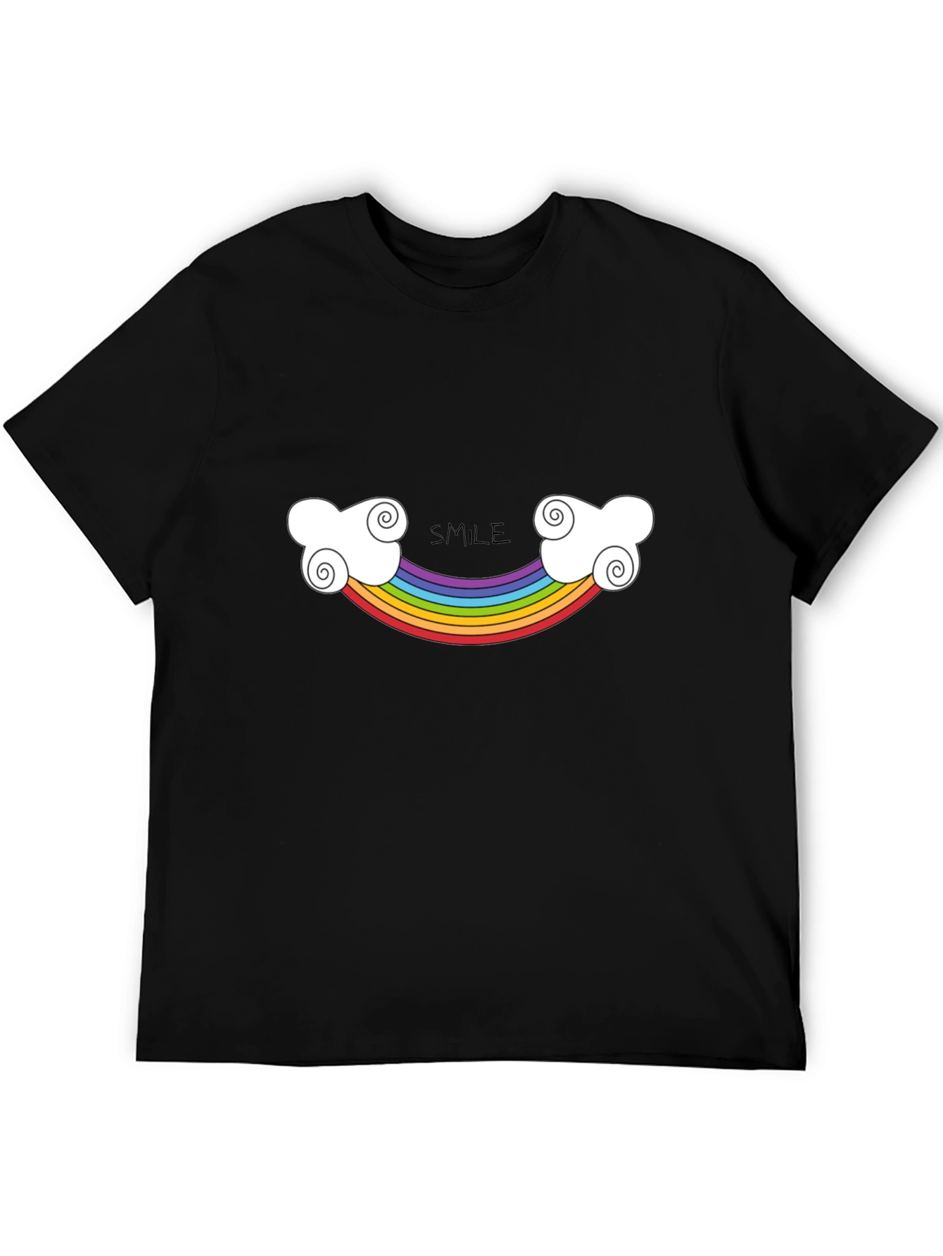Rainbow Smile T-Shirt - Stylish Comfort
