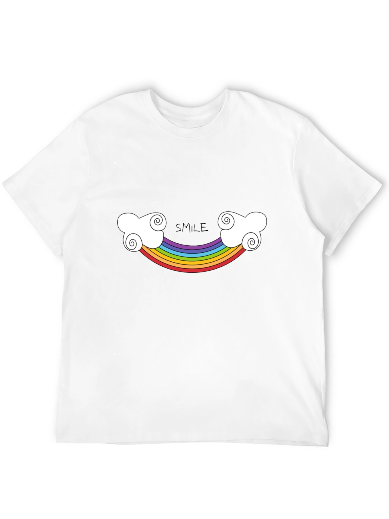 Rainbow Smile T-Shirt - Stylish Comfort