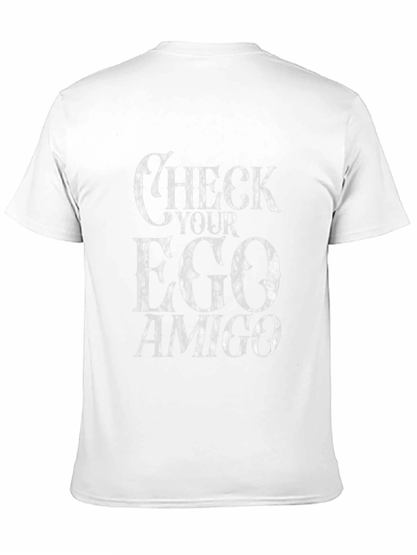 Check Your Ego Amigo Graphic Tee - Black