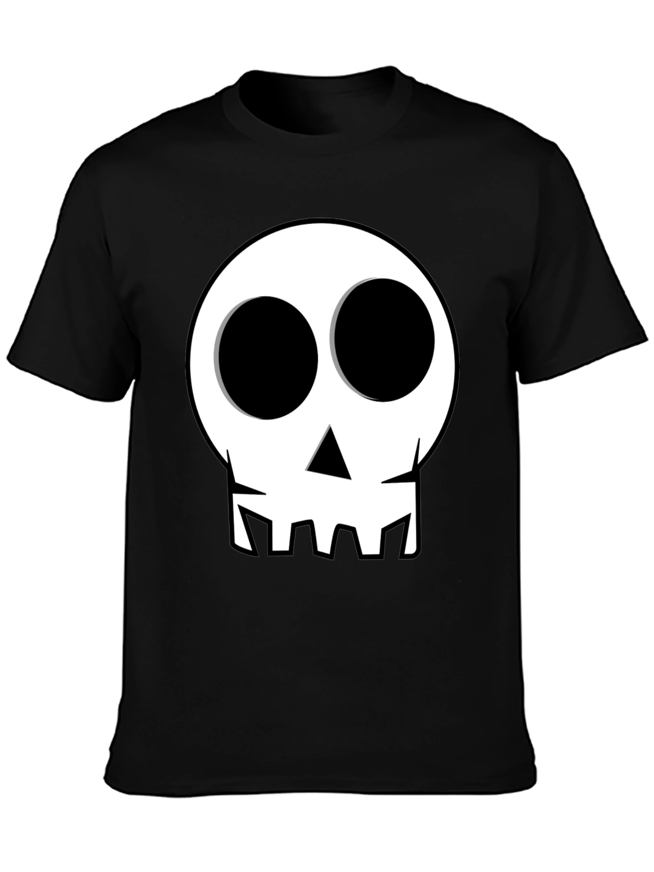 Skull Graphic Tee - Mens Black T-Shirt