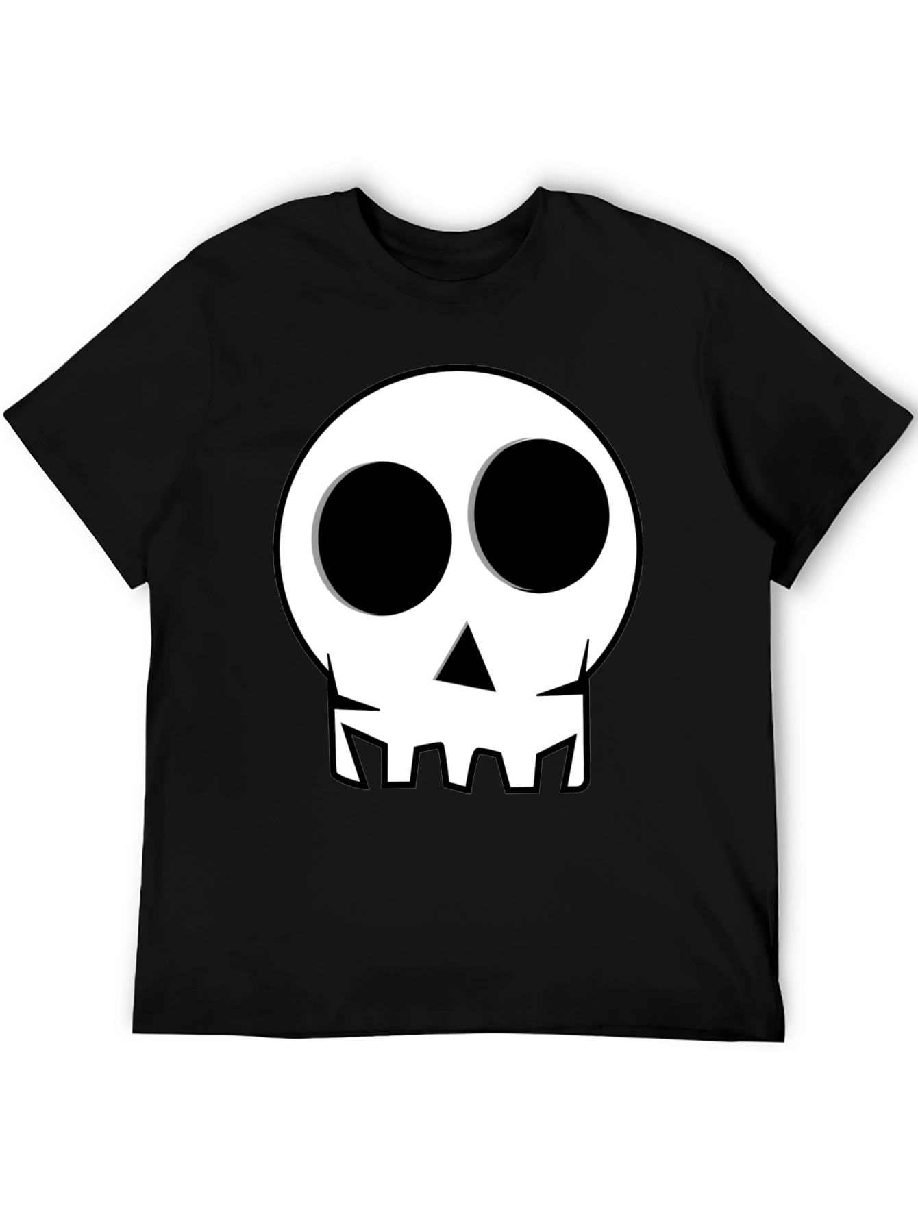Skull Graphic Tee - Mens Black T-Shirt