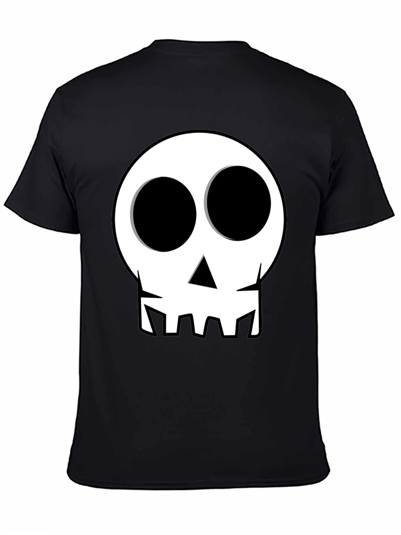 Skull Graphic Tee - Mens Black T-Shirt