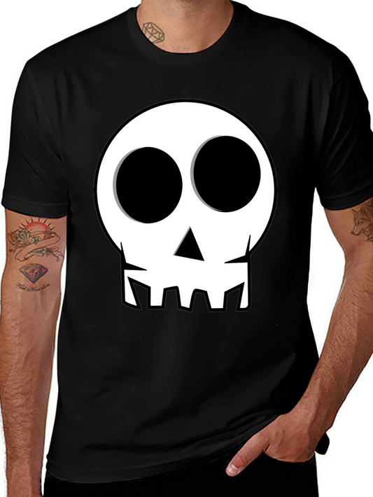 Skull Graphic Tee - Mens Black T-Shirt