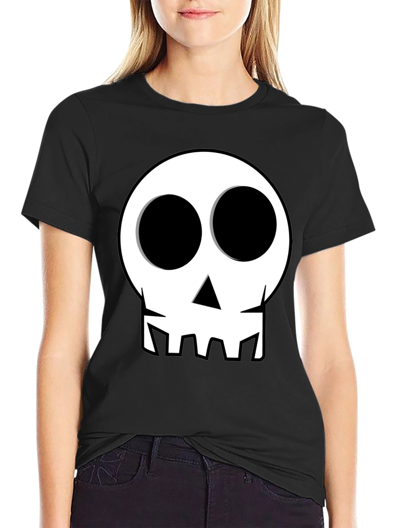 Skull Graphic Tee - Mens Black T-Shirt