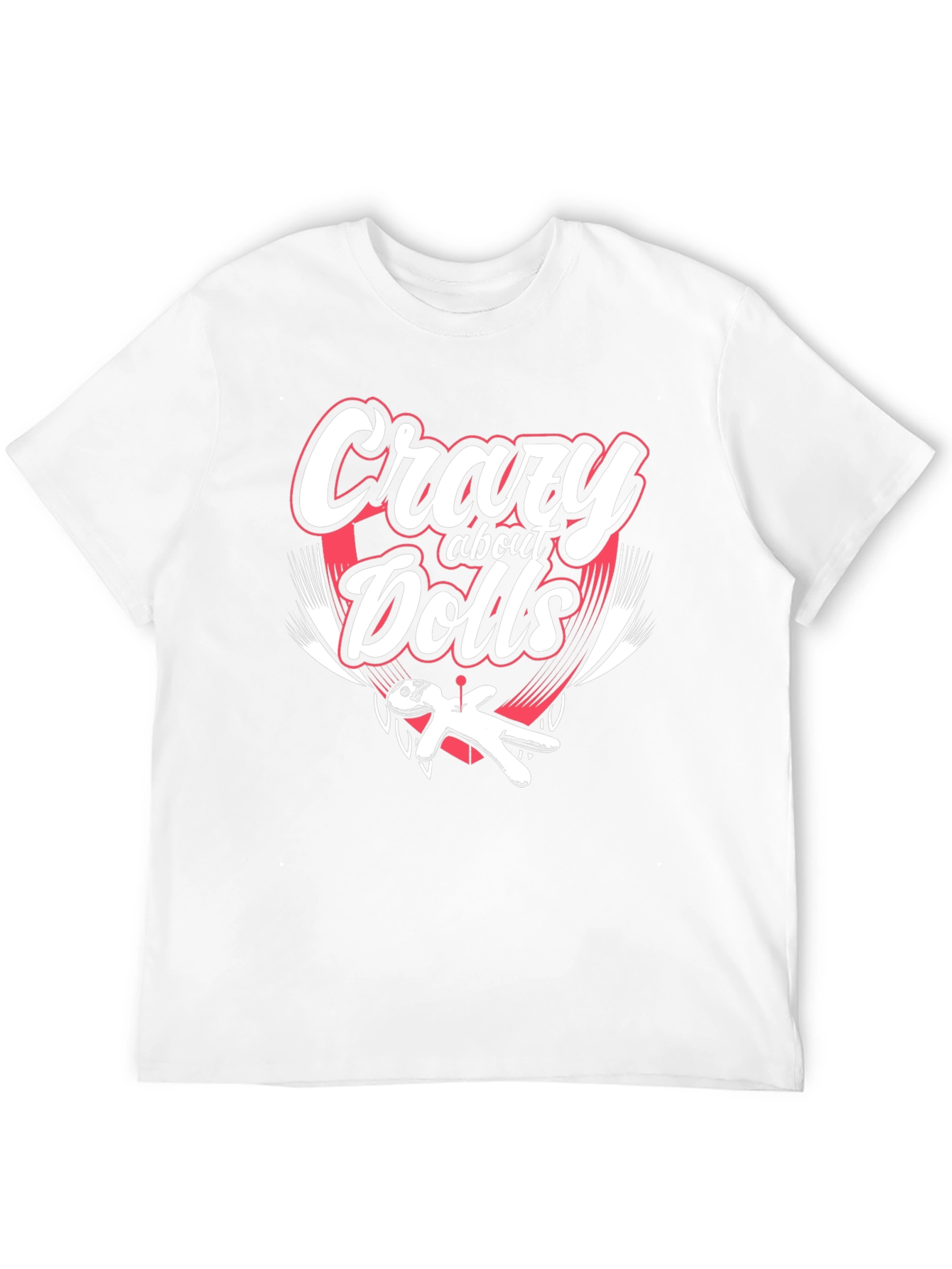 Crazy About Dolls Graphic Tee - Black Cotton Shirt
