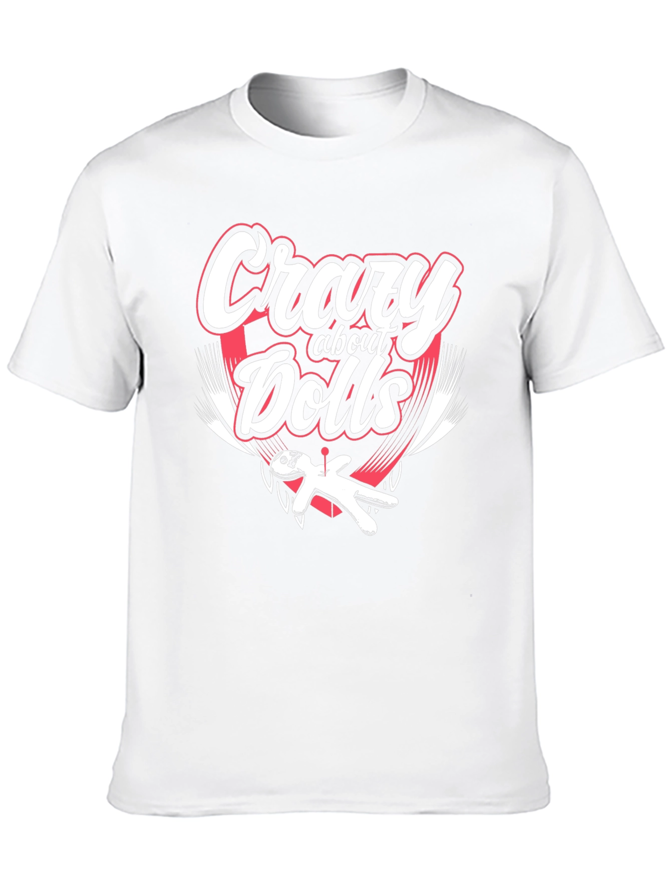 Crazy About Dolls Graphic Tee - Black Cotton Shirt