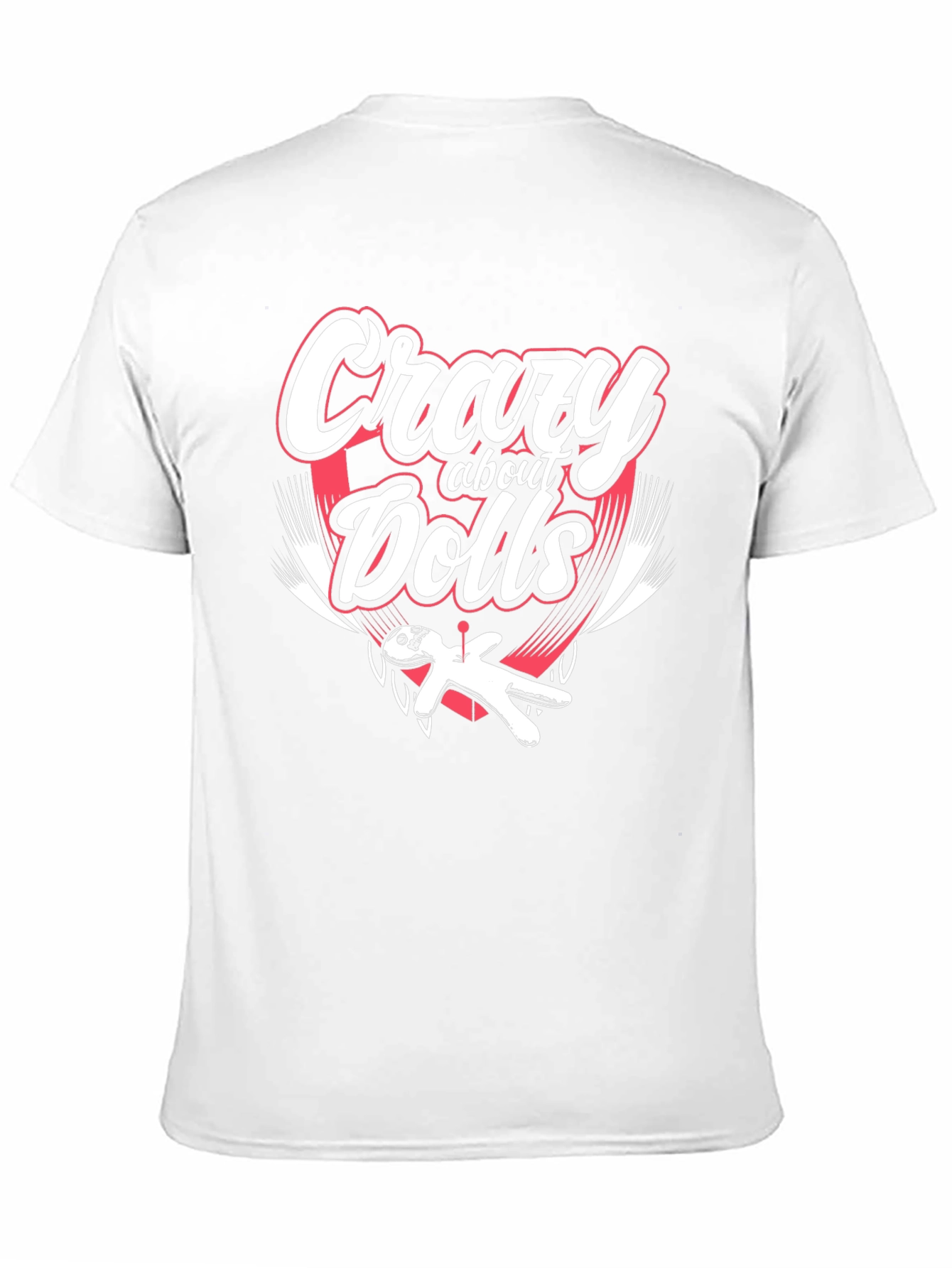 Crazy About Dolls Graphic Tee - Black Cotton Shirt