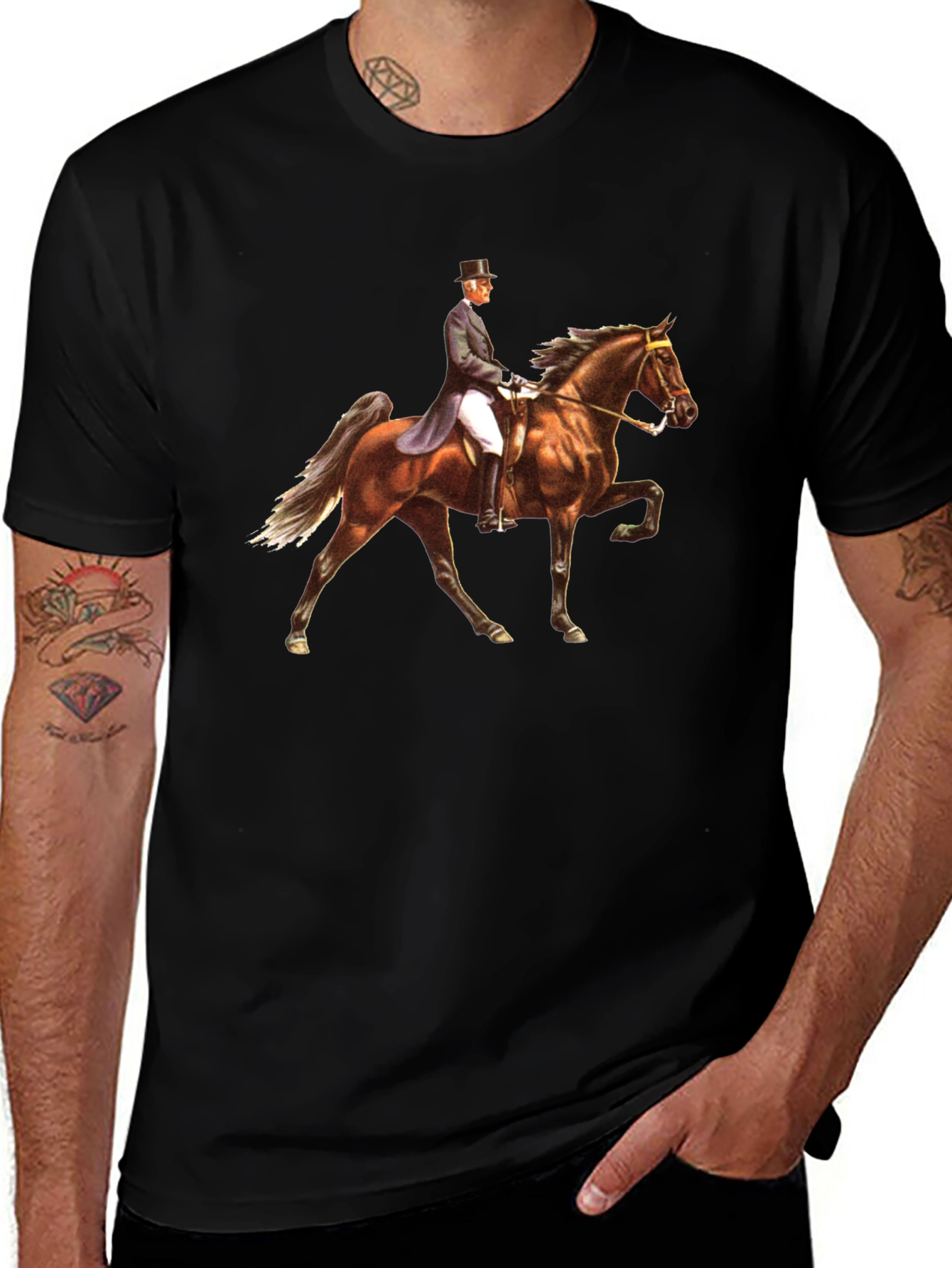 Equestrian T-Shirt - Horse Rider Graphic Tee