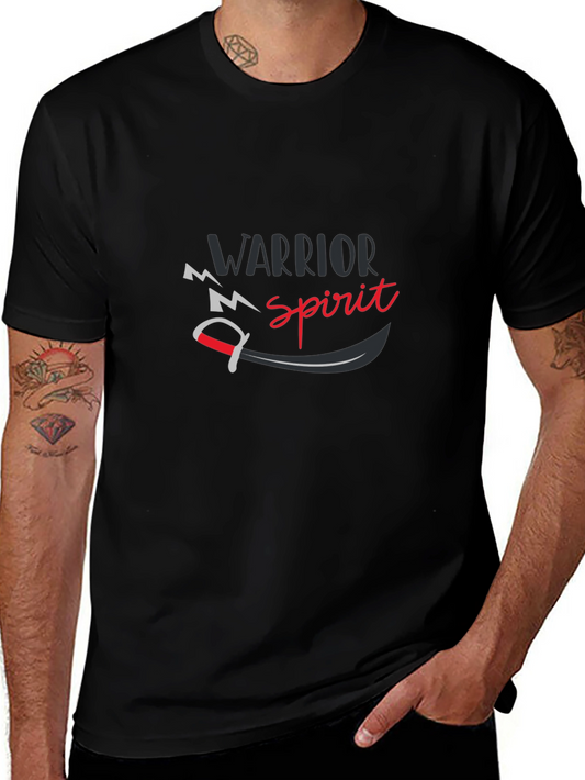 Warrior Spirit Graphic Tee - Black