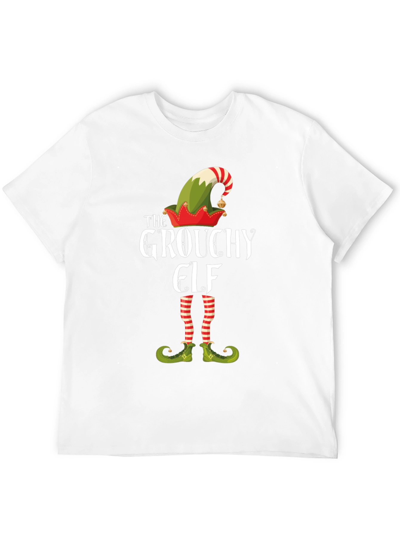 Grouchy Elf T-Shirt - Holiday Festive Fun!