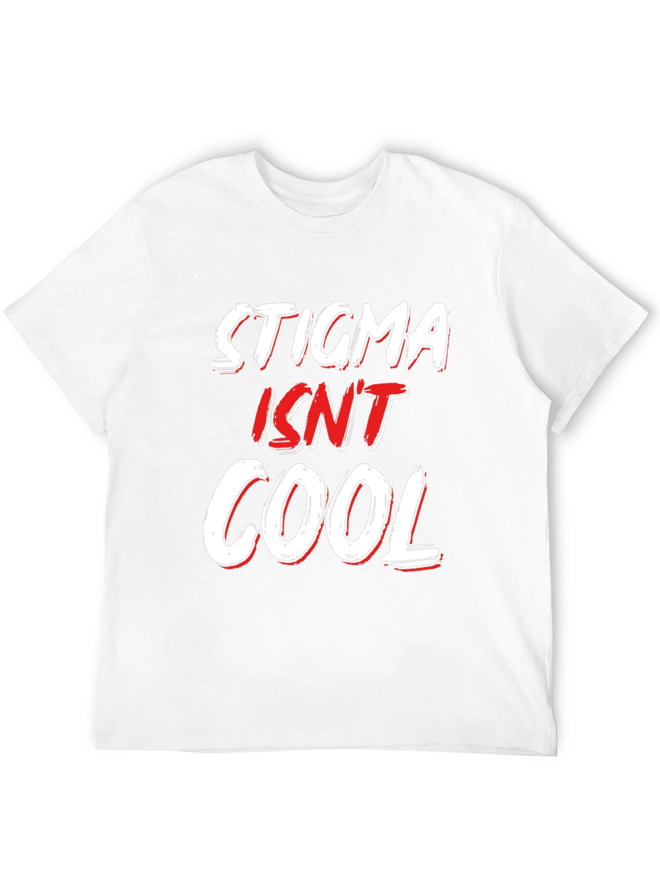 Stigma Isnt Cool Black Graphic Tee