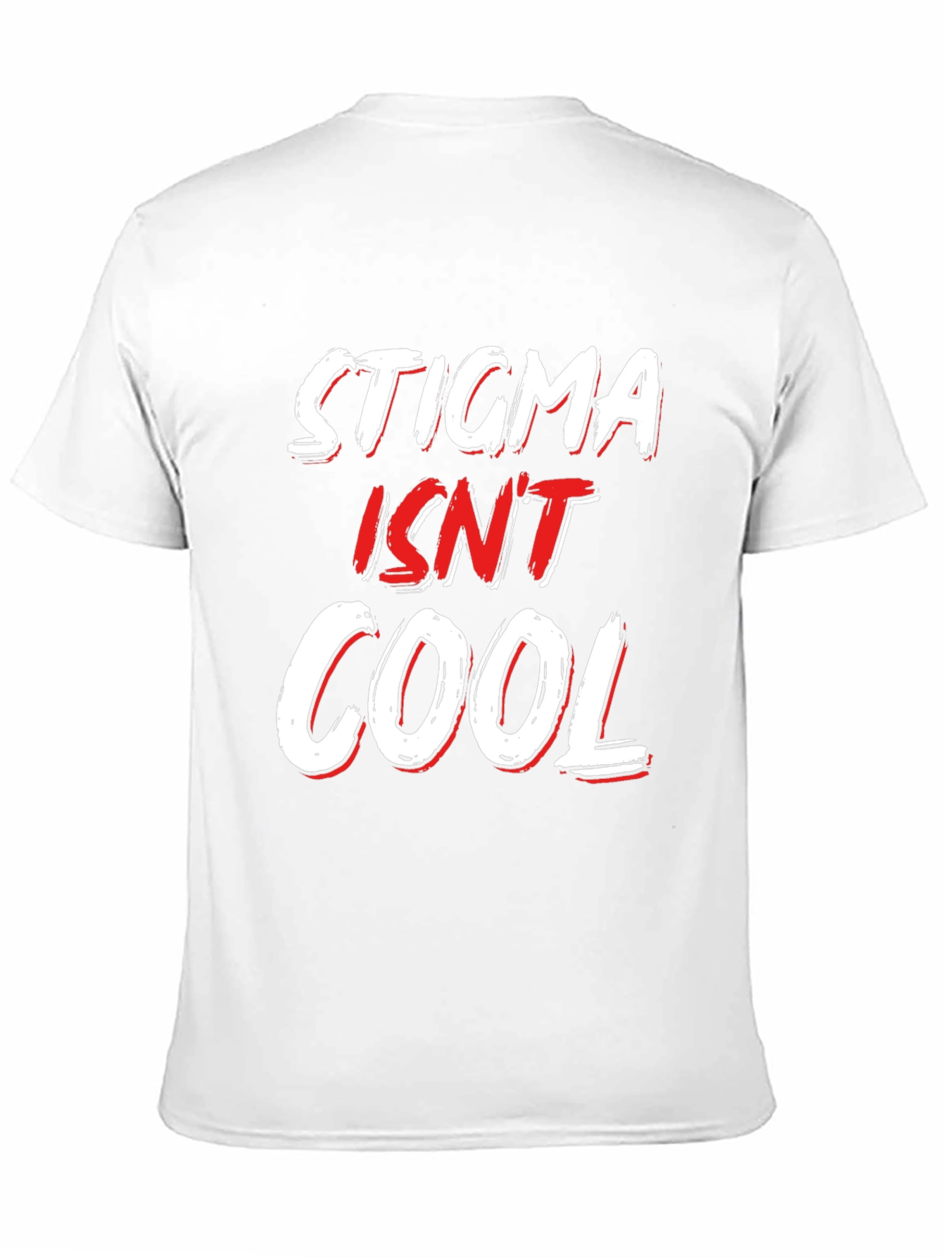 Stigma Isnt Cool Black Graphic Tee