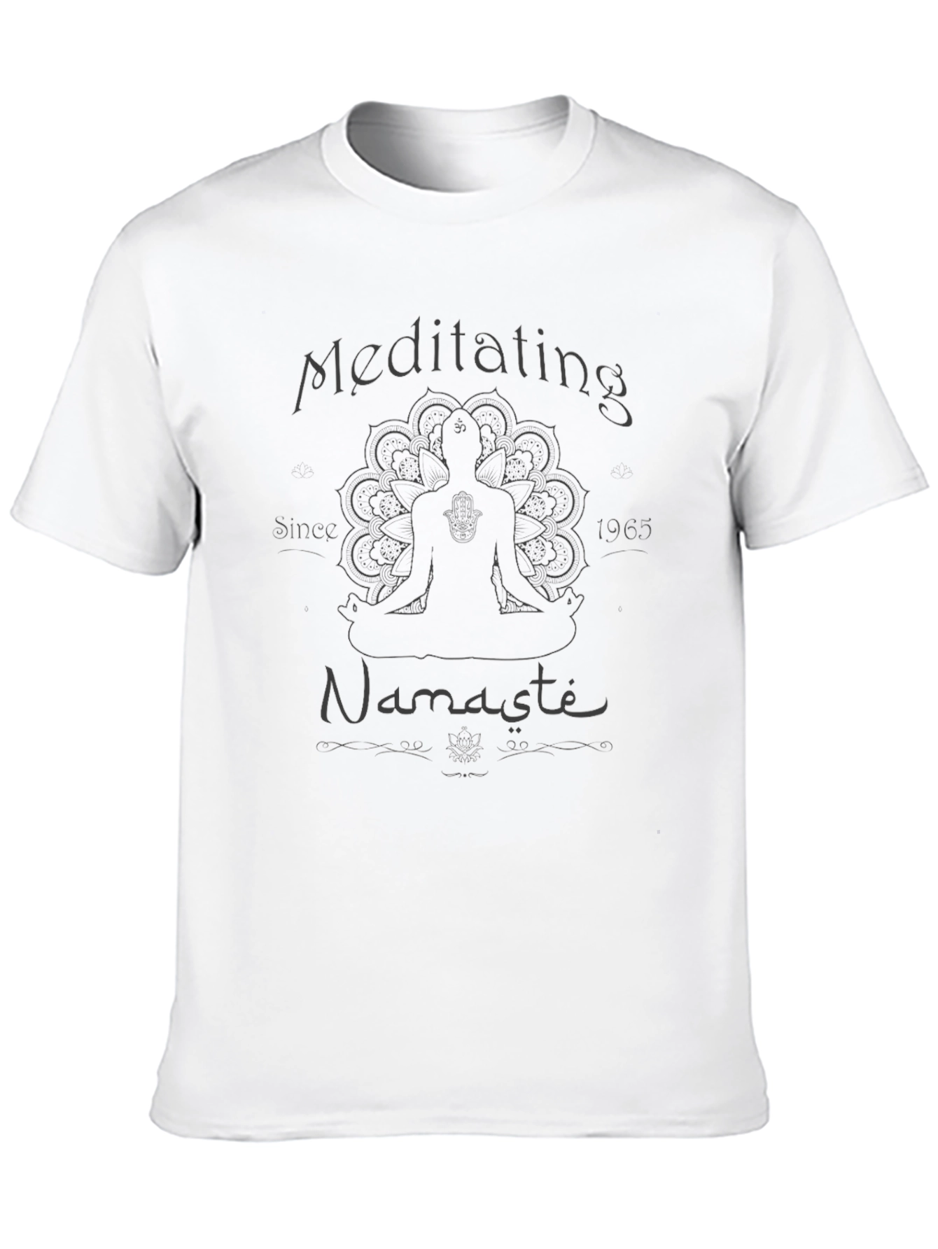 Meditating Since 1965 T-Shirt - Namaste Yoga Tee