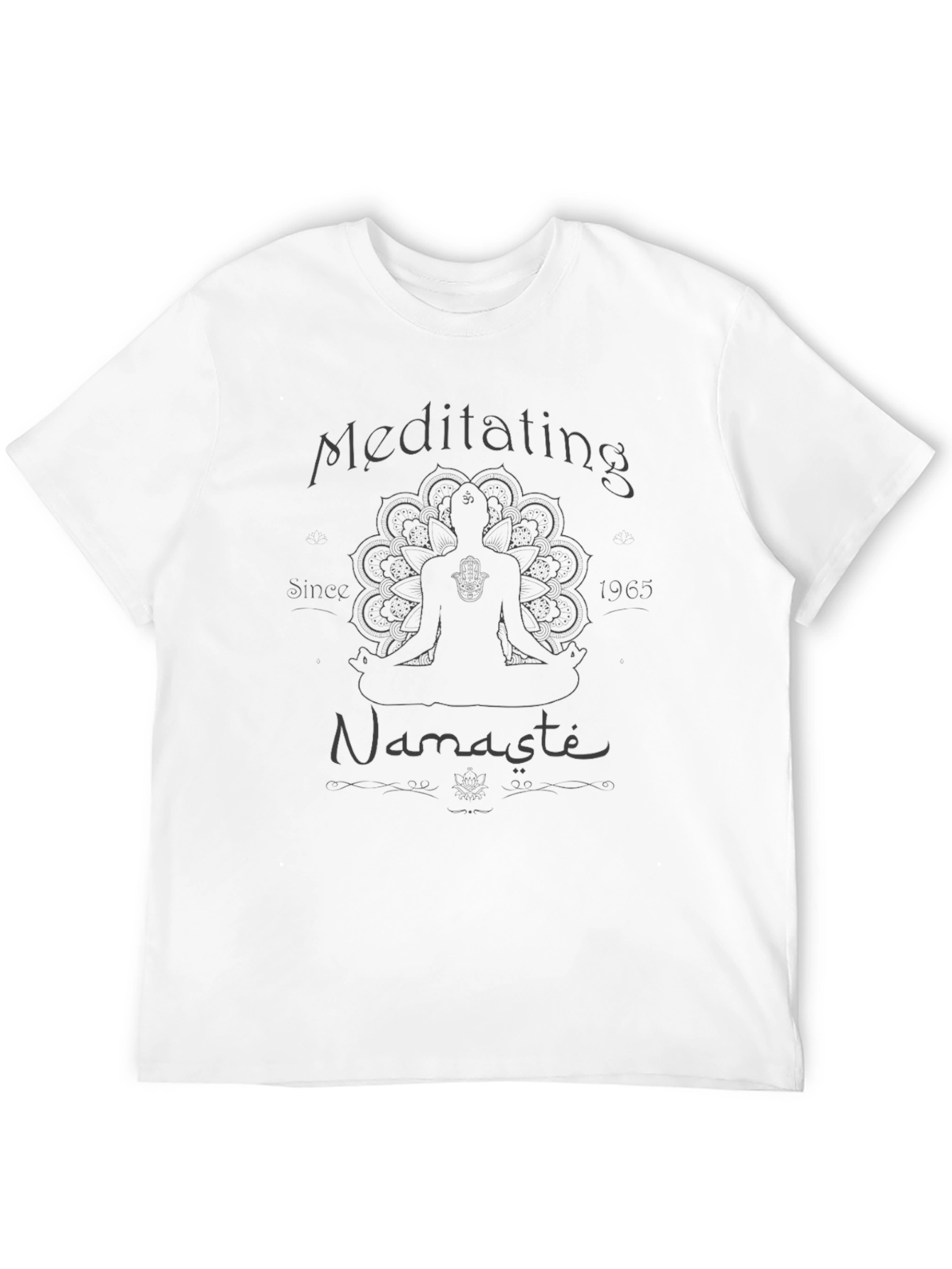 Meditating Since 1965 T-Shirt - Namaste Yoga Tee