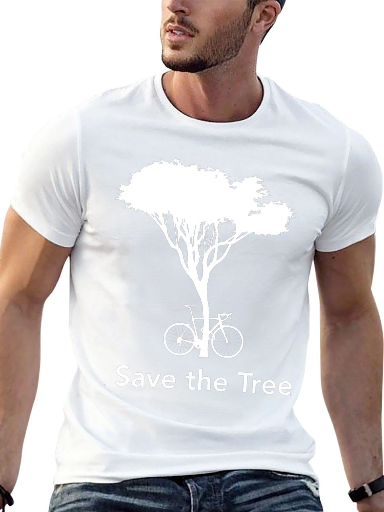 Save The Tree Graphic Tee - Environmental Awareness Shirt