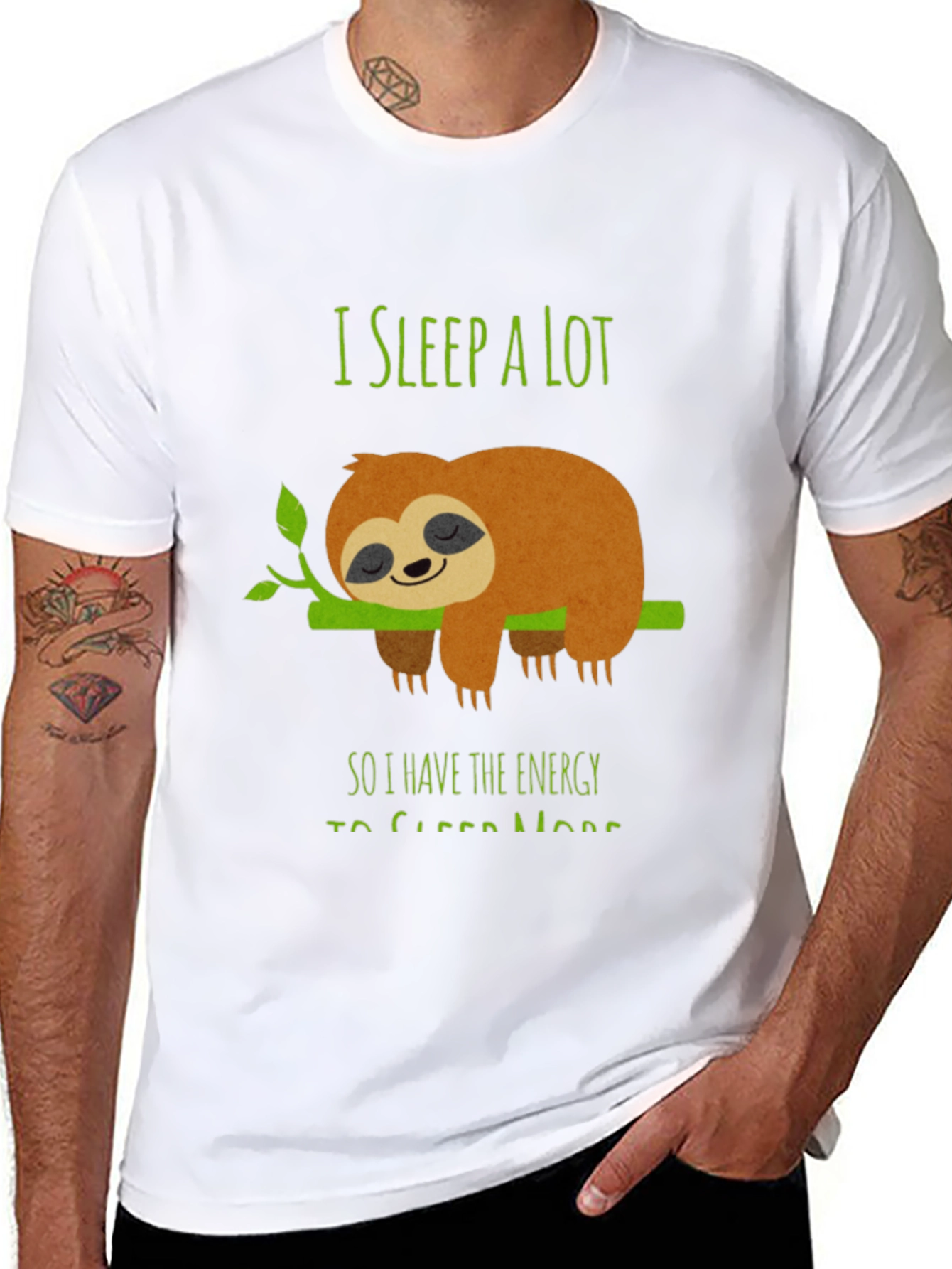 Funny Sloth Sleep T-Shirt