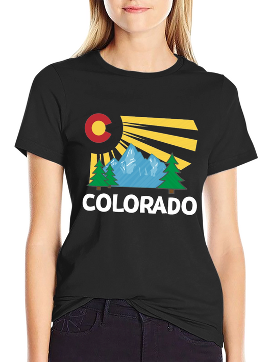Colorado Graphic T-Shirt - Black