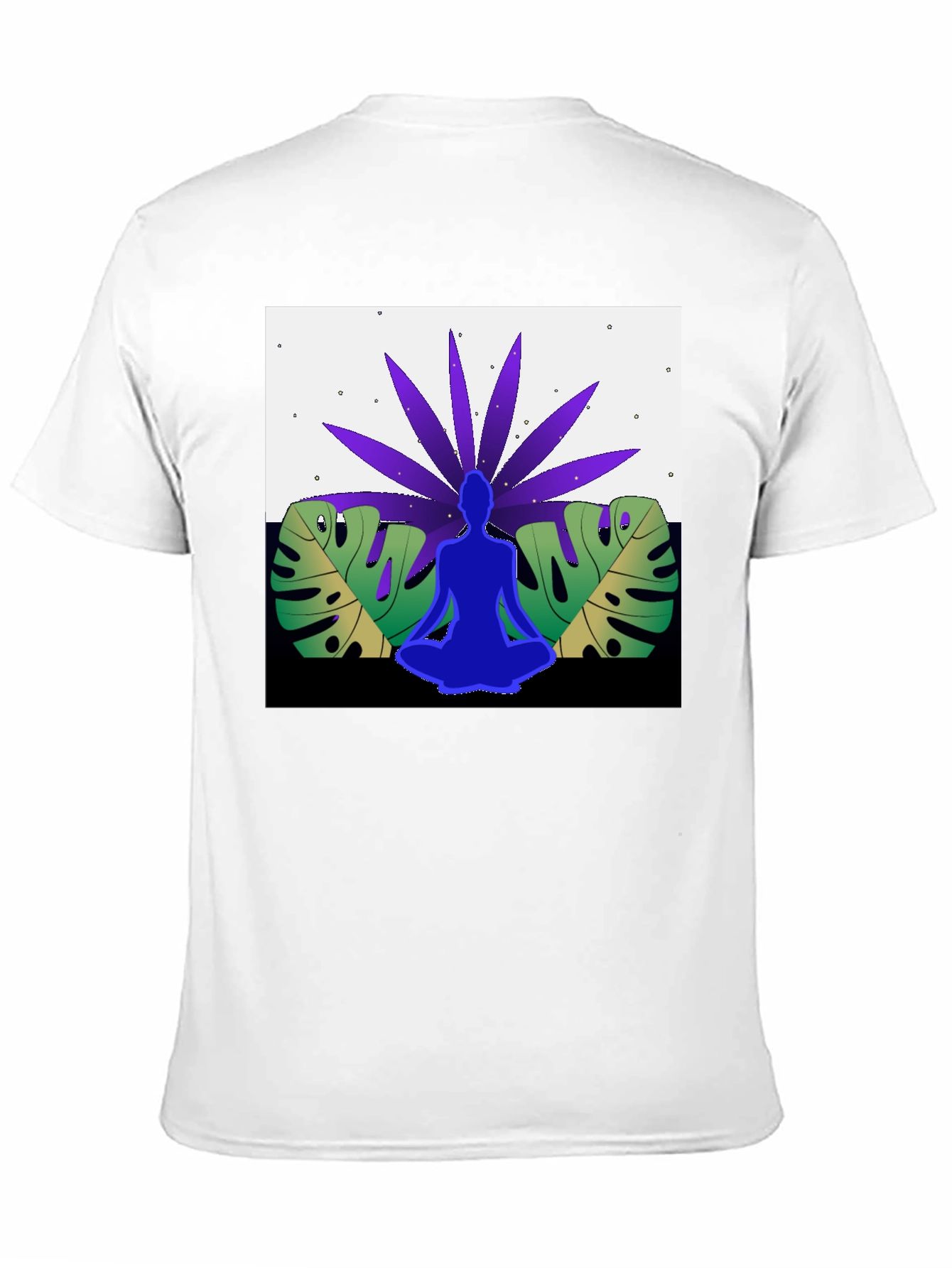 Yoga Meditation Nature Graphic Tee