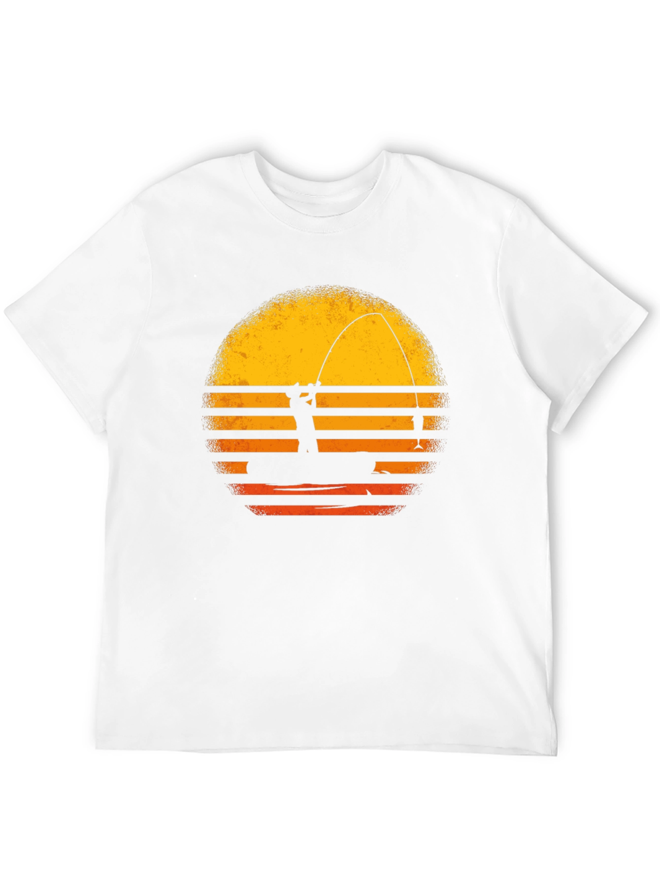 Fishing Sunset Graphic T-Shirt - Angler Tee