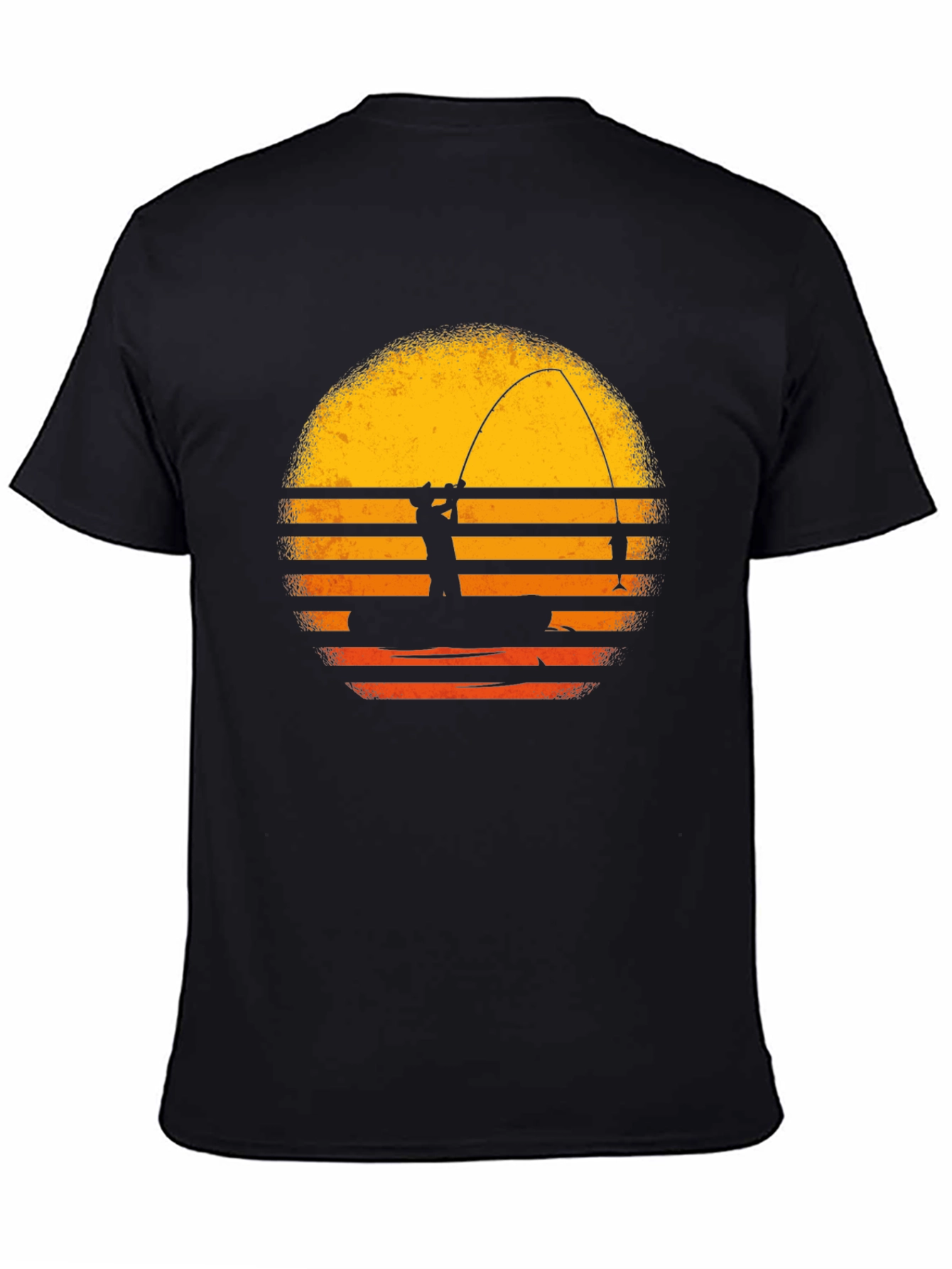 Fishing Sunset Graphic T-Shirt - Angler Tee