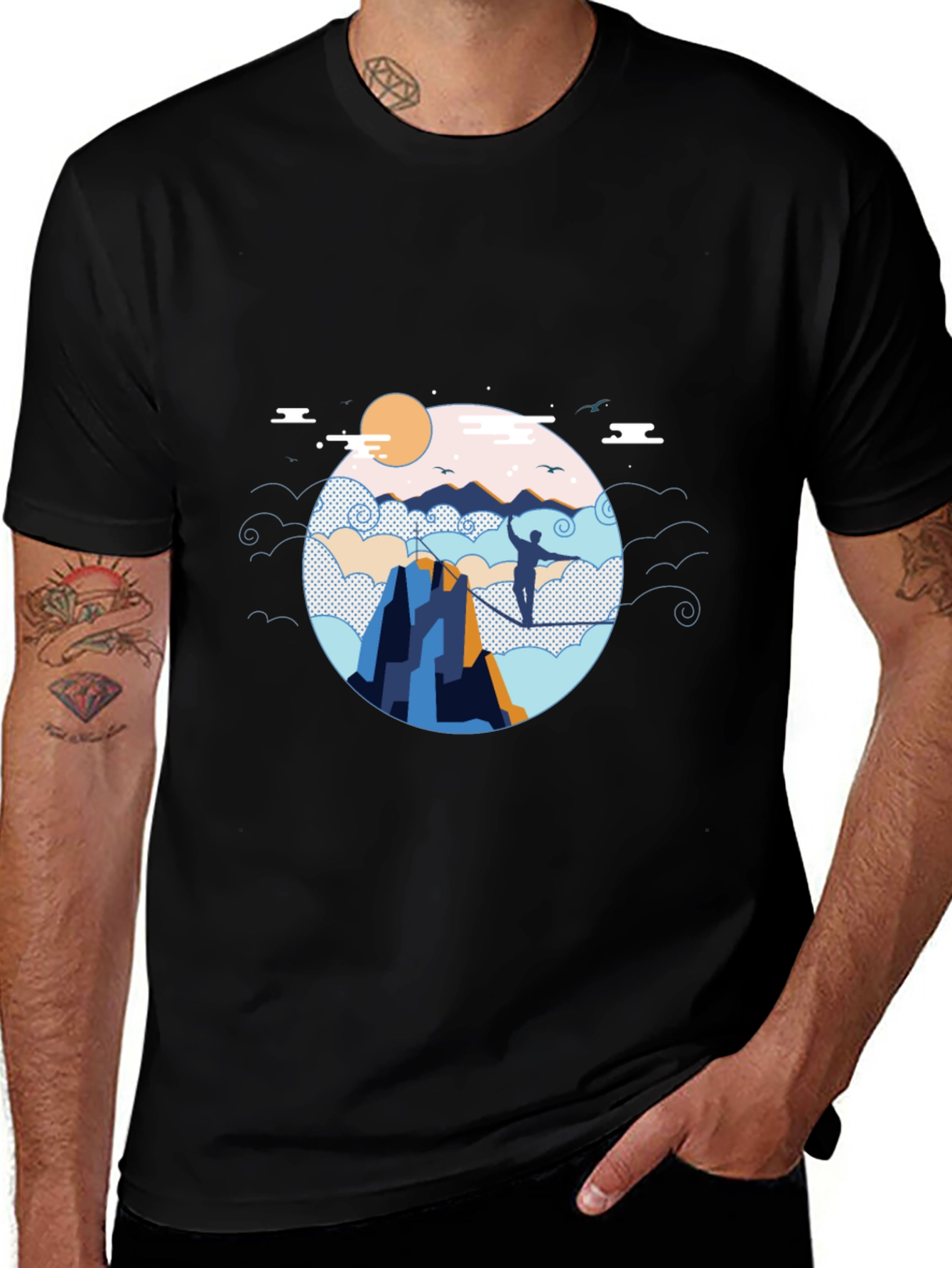 Mountain Climber Graphic Tee - Adventure Awaits!