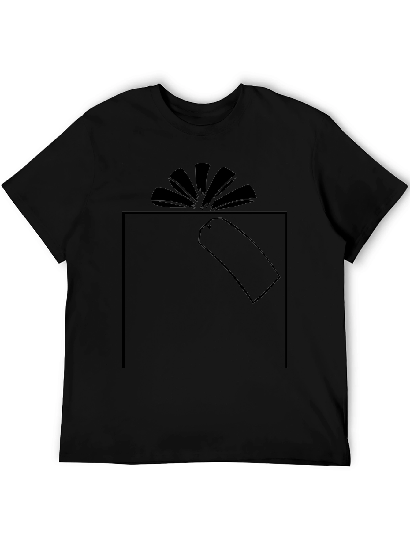 Gift Wrapped Mens T-Shirt - Black