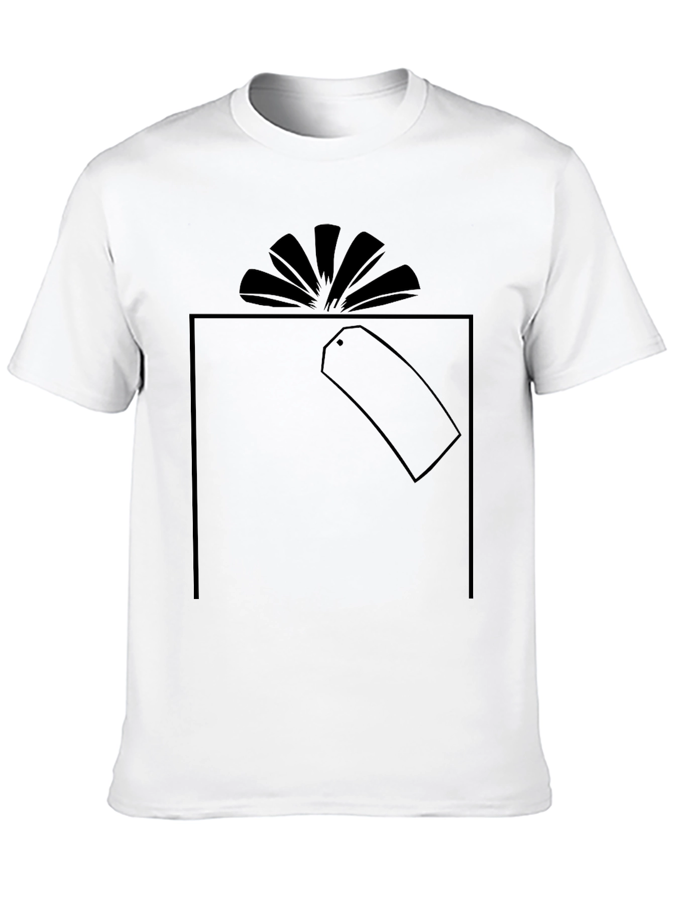 Gift Wrapped Mens T-Shirt - Black