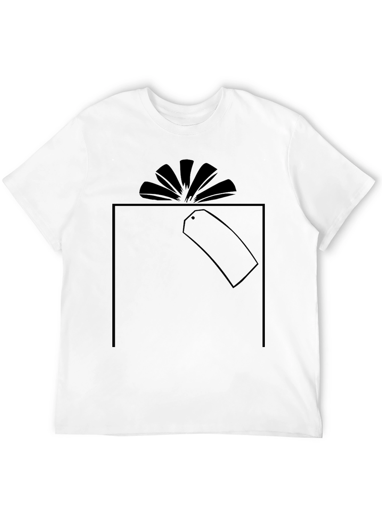 Gift Wrapped Mens T-Shirt - Black