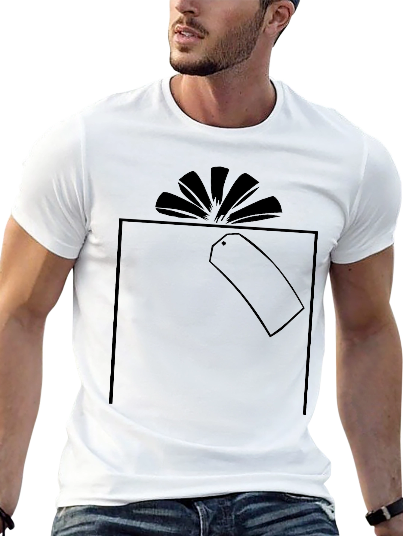 Gift Wrapped Mens T-Shirt - Black