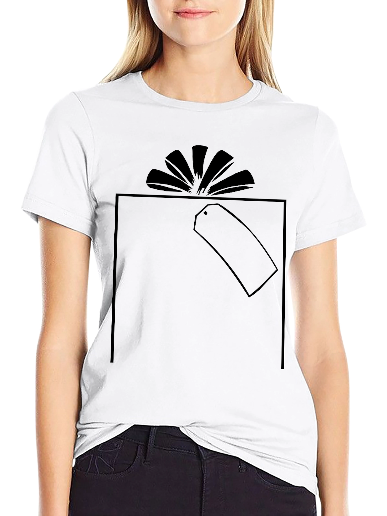 Gift Wrapped Mens T-Shirt - Black