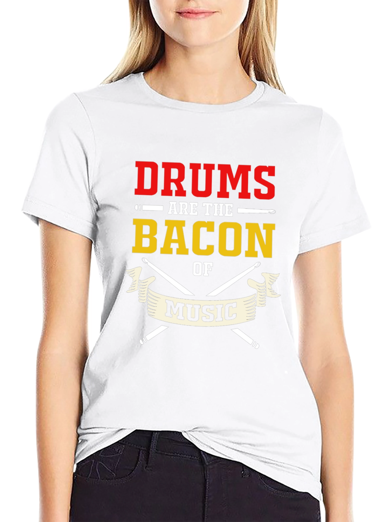 Drums Are The Bacon of Music T-Shirt